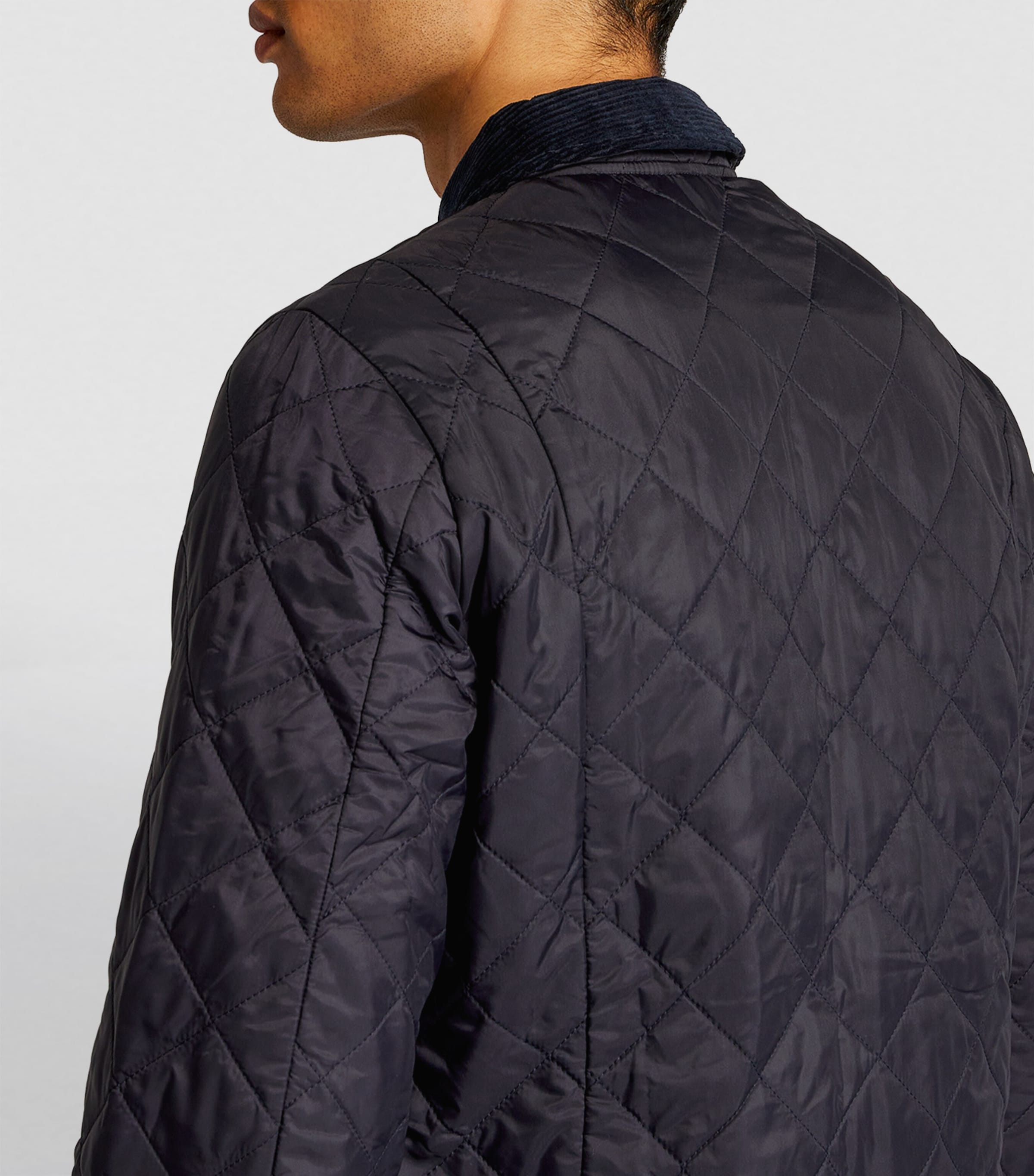 Heritage Liddesdale Quilted Jacket NAVY Image 6