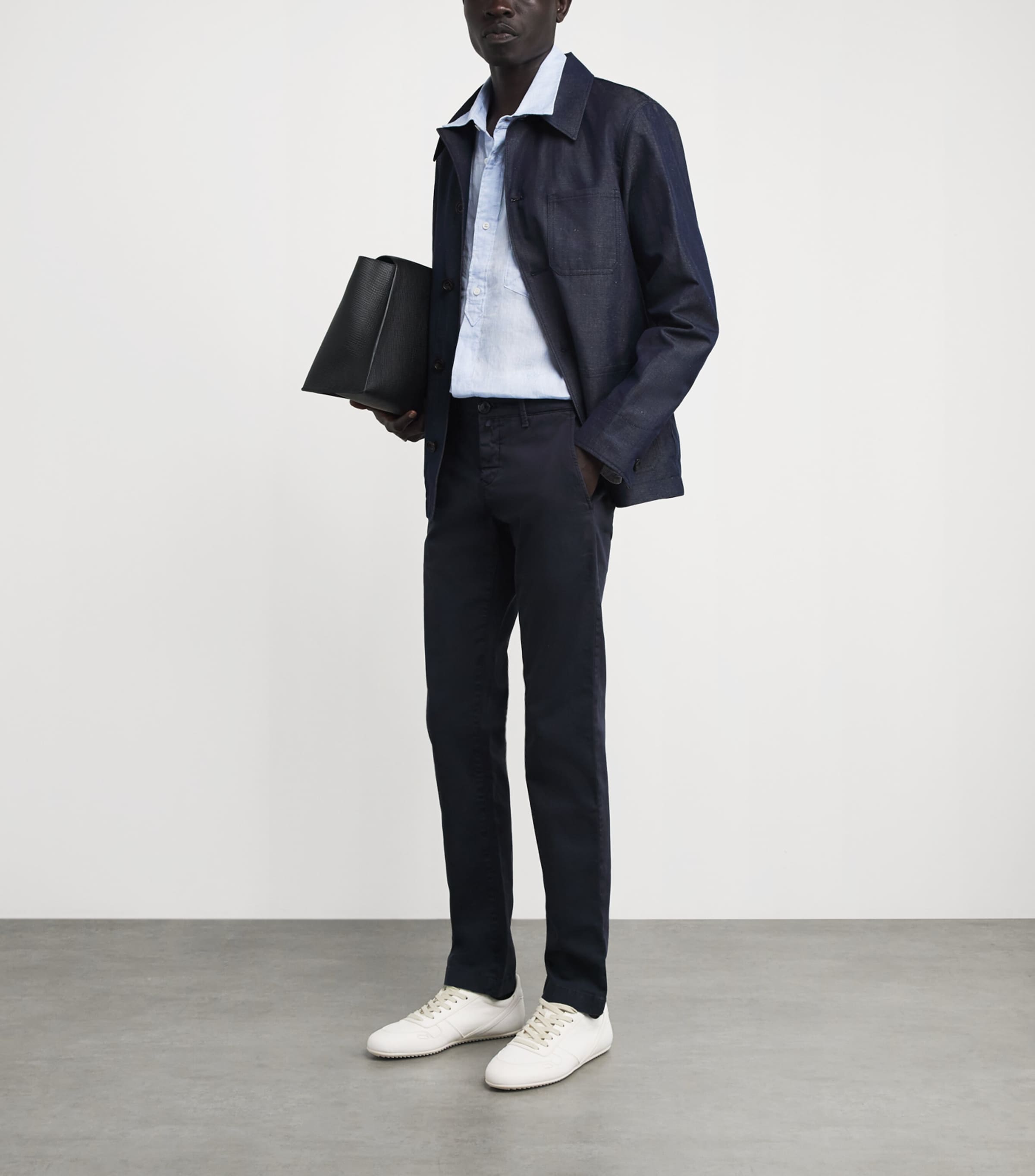 Denim Canvas Jacket Y96 NIGHT BLUE Image 2