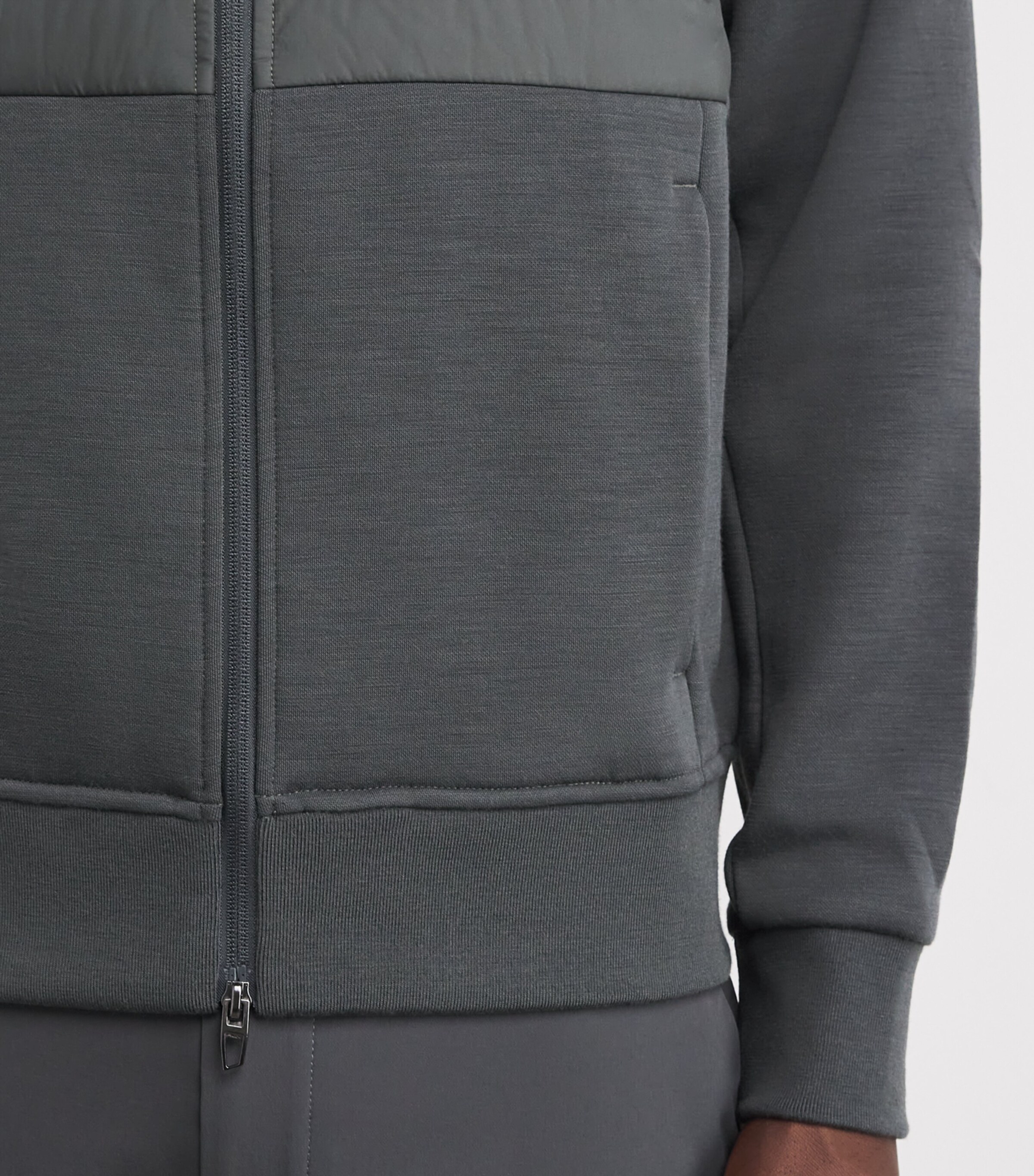 RLX Ralph Lauren Grey Hybrid High-Neck Jacket | Harrods US