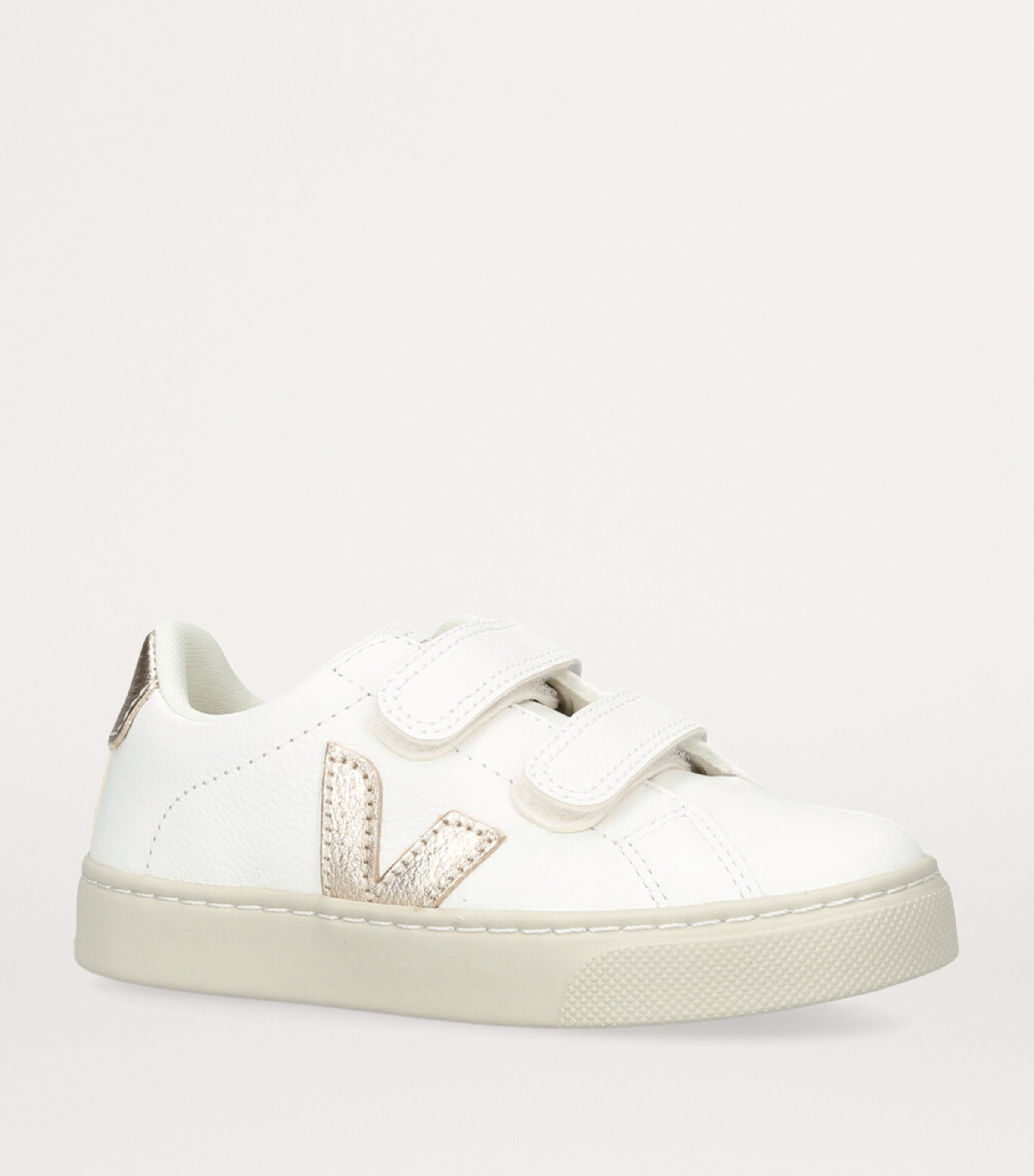 Leather Esplar Velcro Sneakers WHITE/OTH Image 3