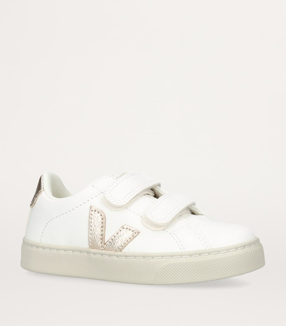 Leather Esplar Velcro Sneakers WHITE/OTH Image 3