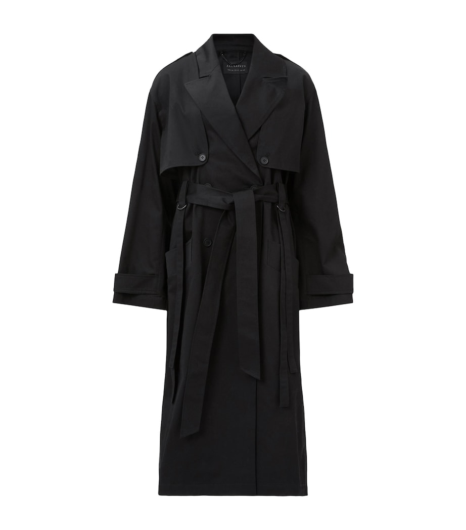 Cadence Hybrid Trench Coat BLACK Image 1
