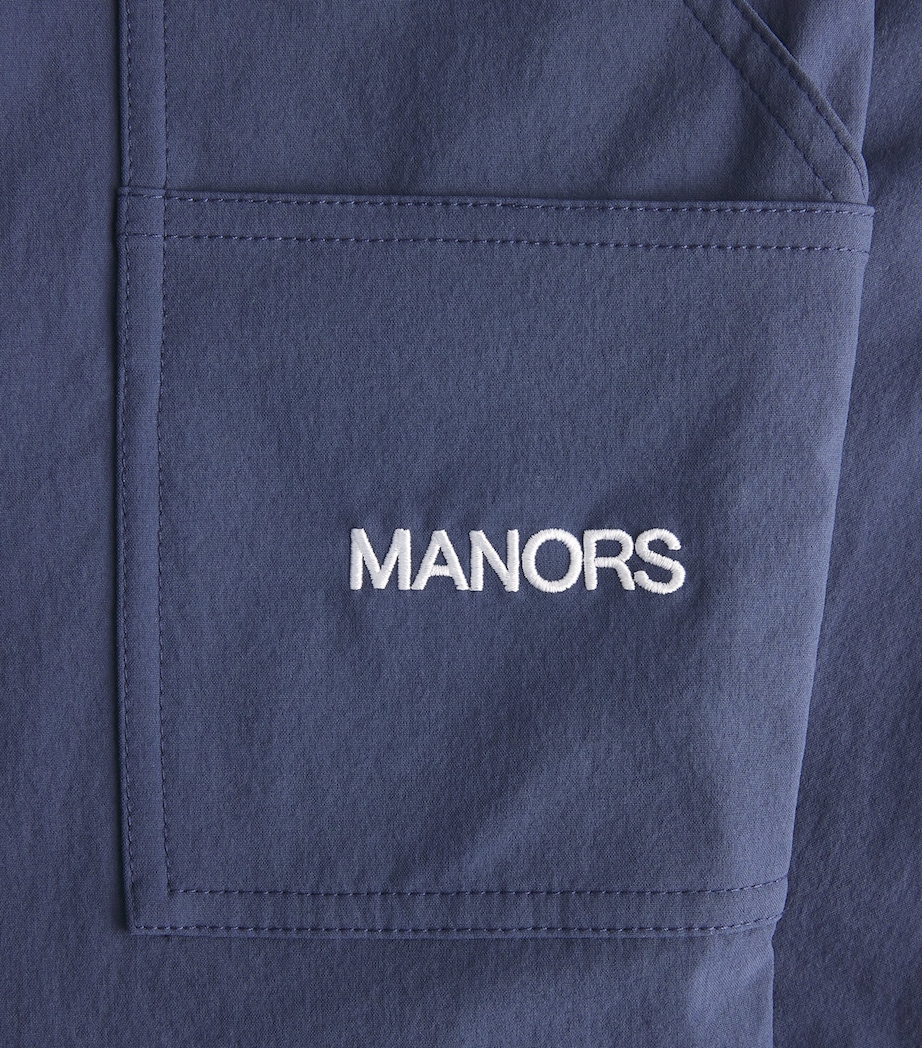 Manors Mens Greenskeeper Relaxed Trousers Navy Image 6