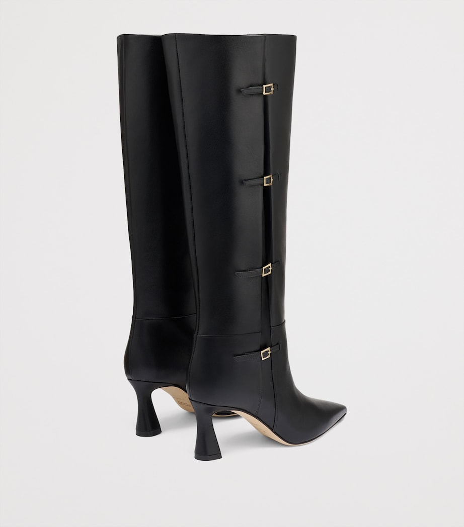 Malone Souliers Nappa Leather Nolan Knee-High Boots 70 Black Image 4