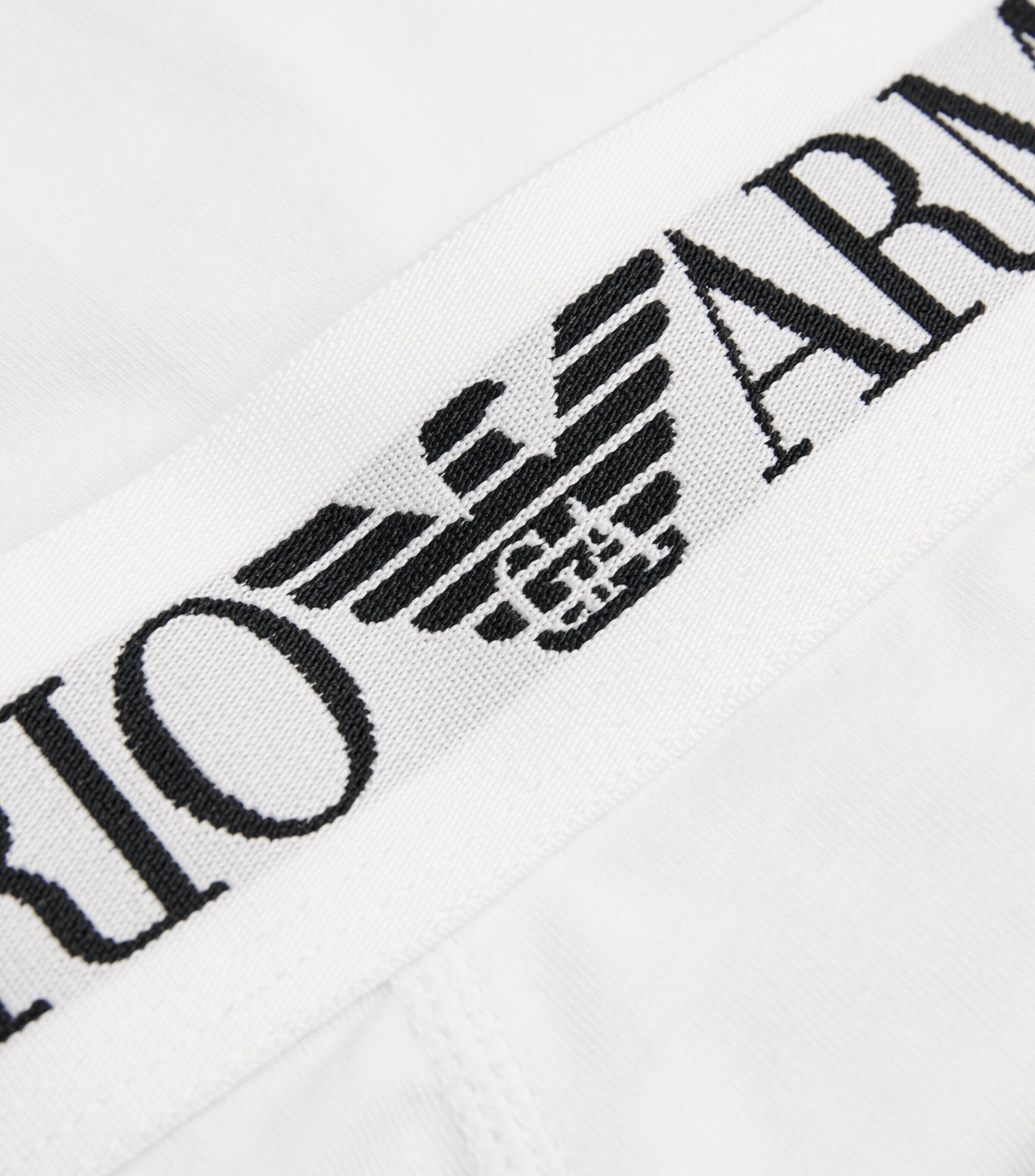 Stretch-Cotton Logo Trunks U0002 WHITE Image 5