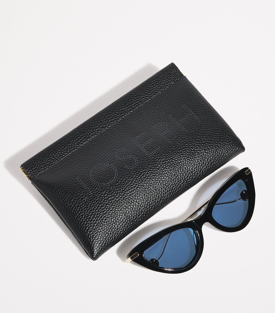 Cat Eye Laarous Sunglasses BLACK Image 4