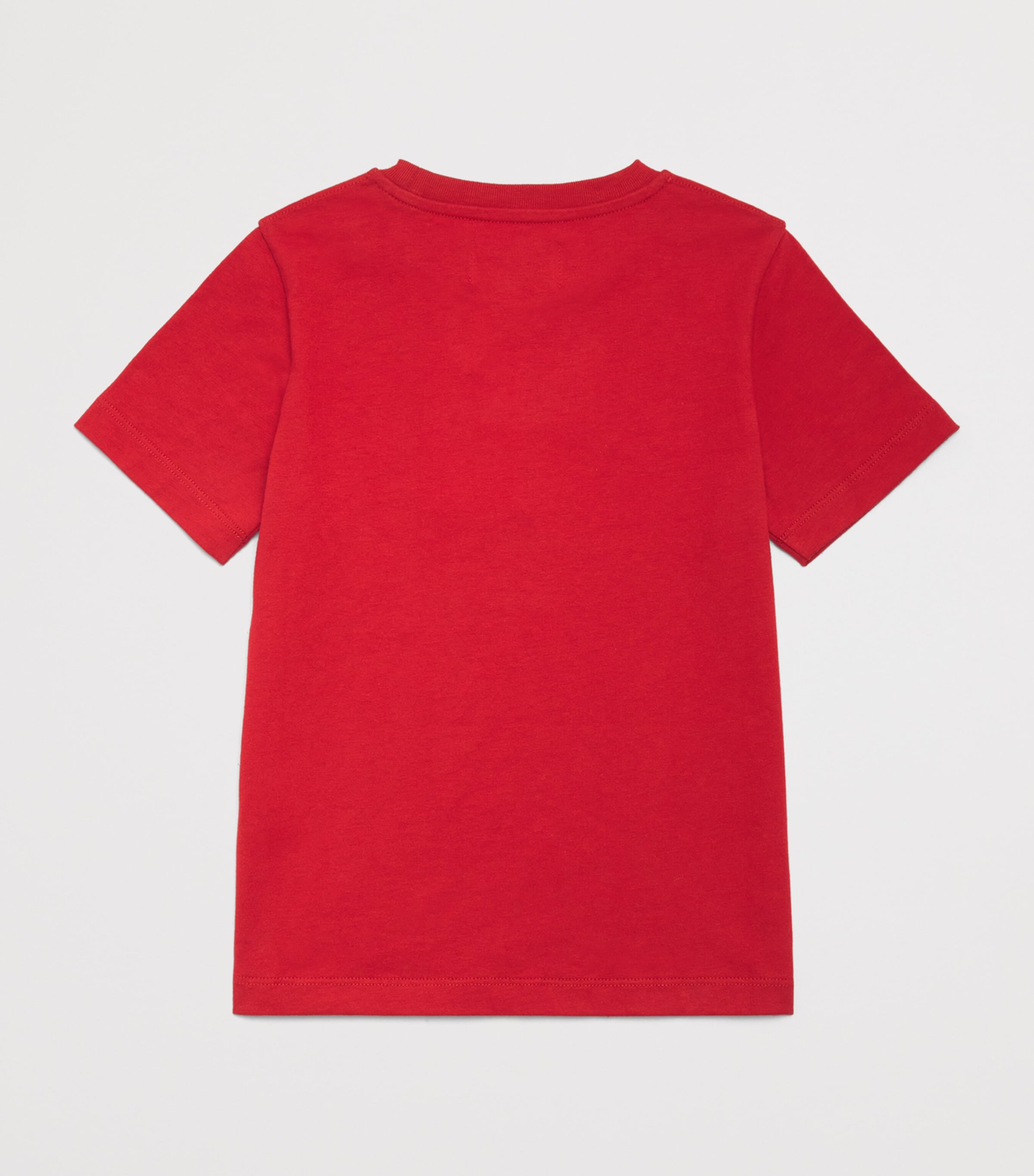 Cotton Logo T-Shirt (2-8 Years) RED Image 2