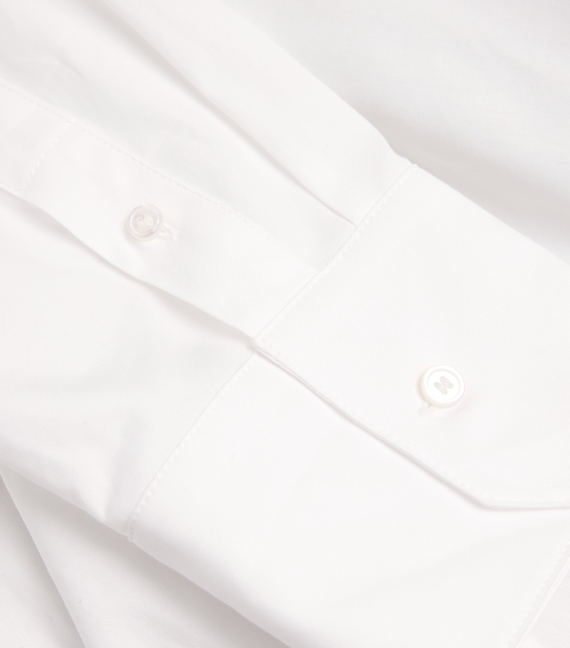 Cotton Oxford Shirt WHITE Image 5