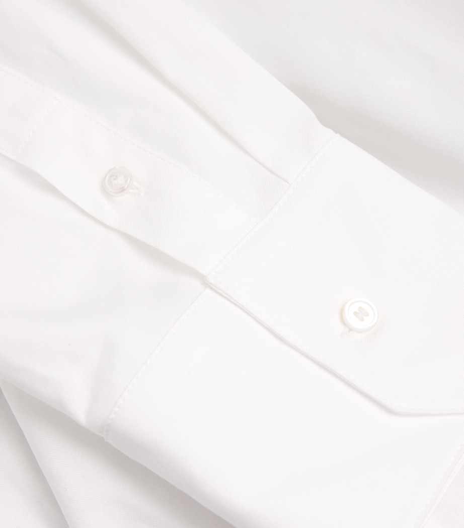 Cotton Oxford Shirt WHITE Image 5