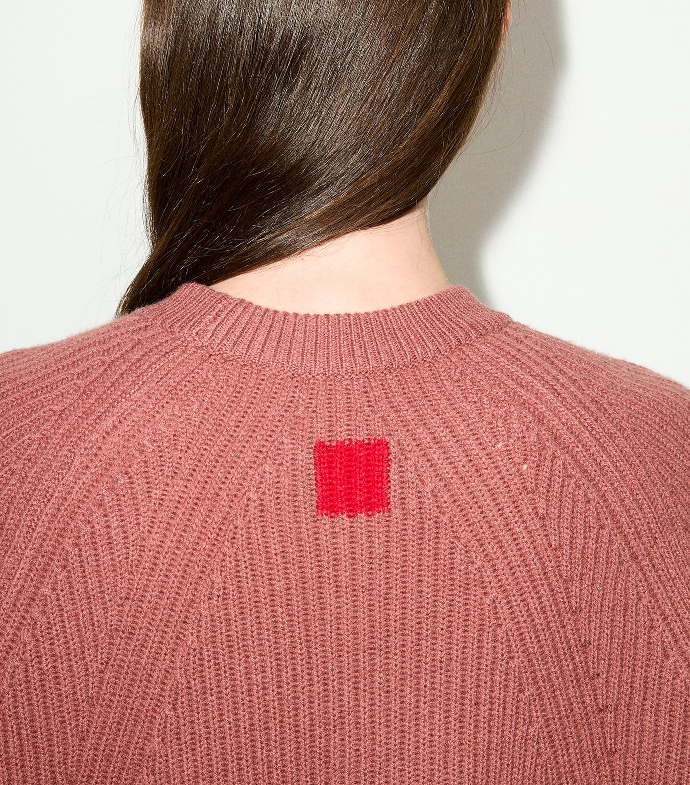 MAX&Co. Womens Wool-Cashmere Balloon-Sleeve Sweater Cocoa Image 4