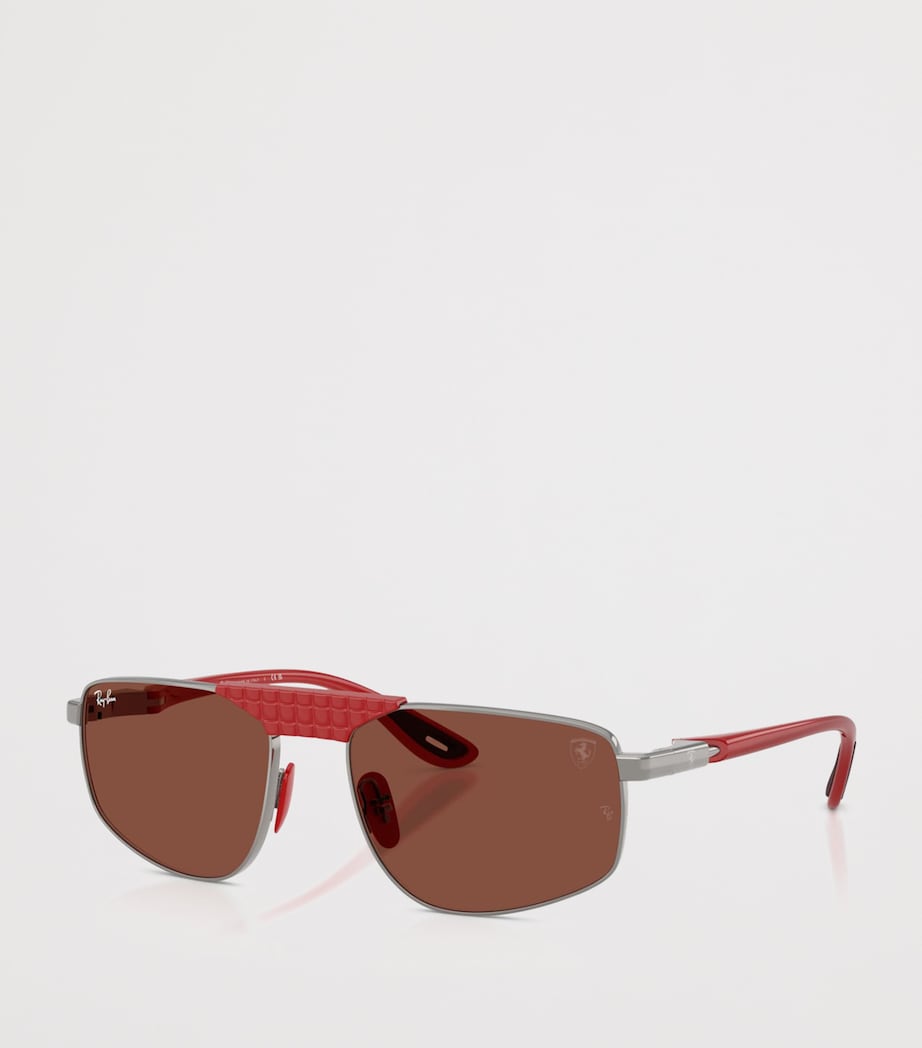 x Scuderia Ferrari RB3776M Irregular Sunglasses F126C5 Image 2