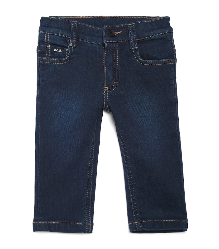 BOSS Kidswear Straight Jeans (3 Months-3 Years) Stone Pulv Image 1