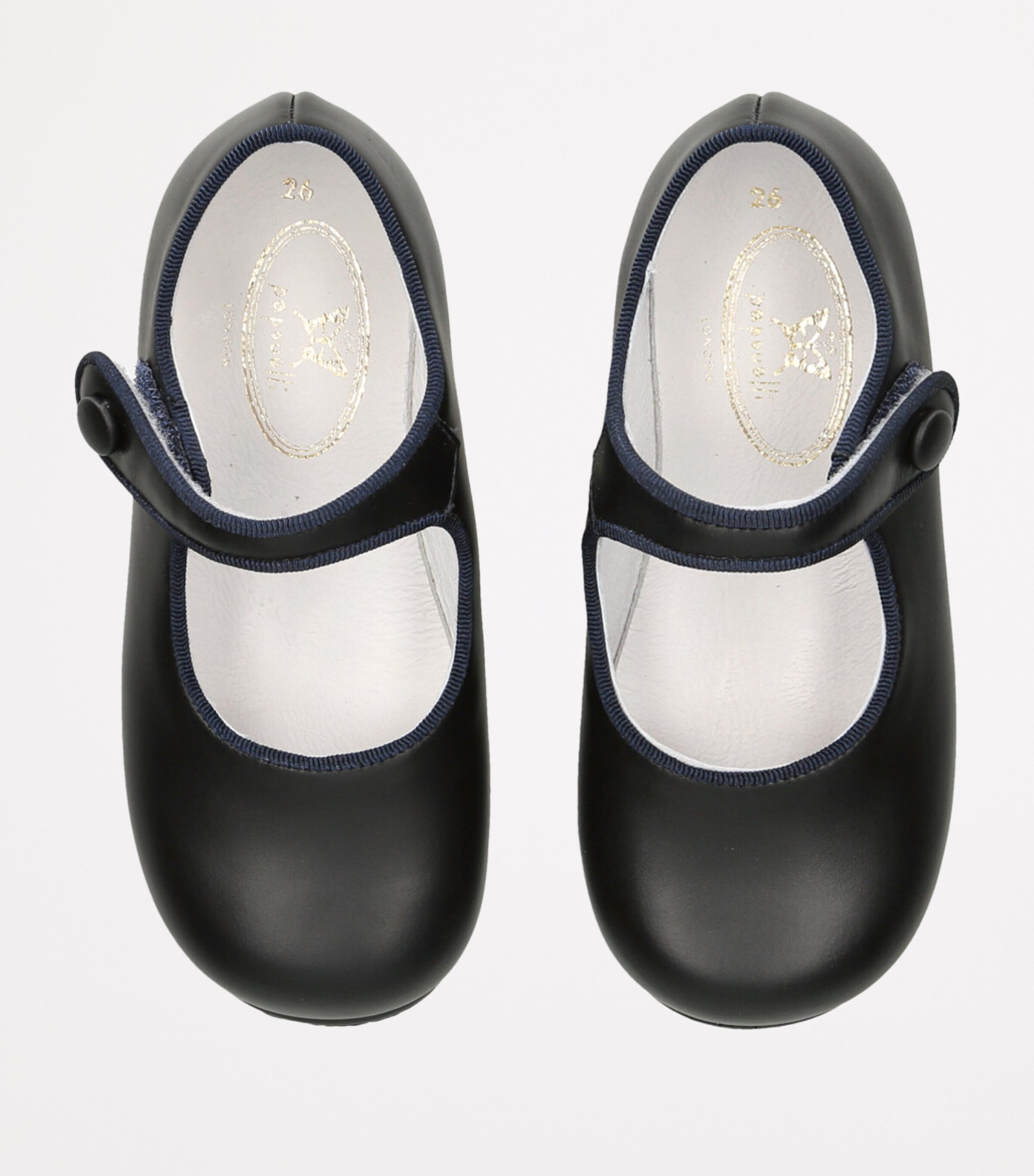 Leather Catalina Mary Janes NAVY Image 4