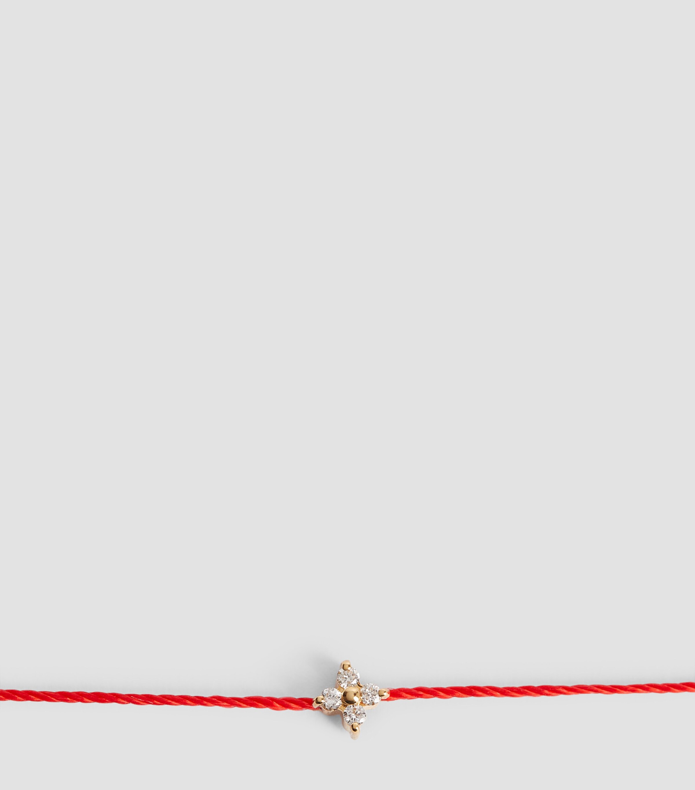 Redline Yellow Gold and Diamond Shiny Bracelet Red Image 3