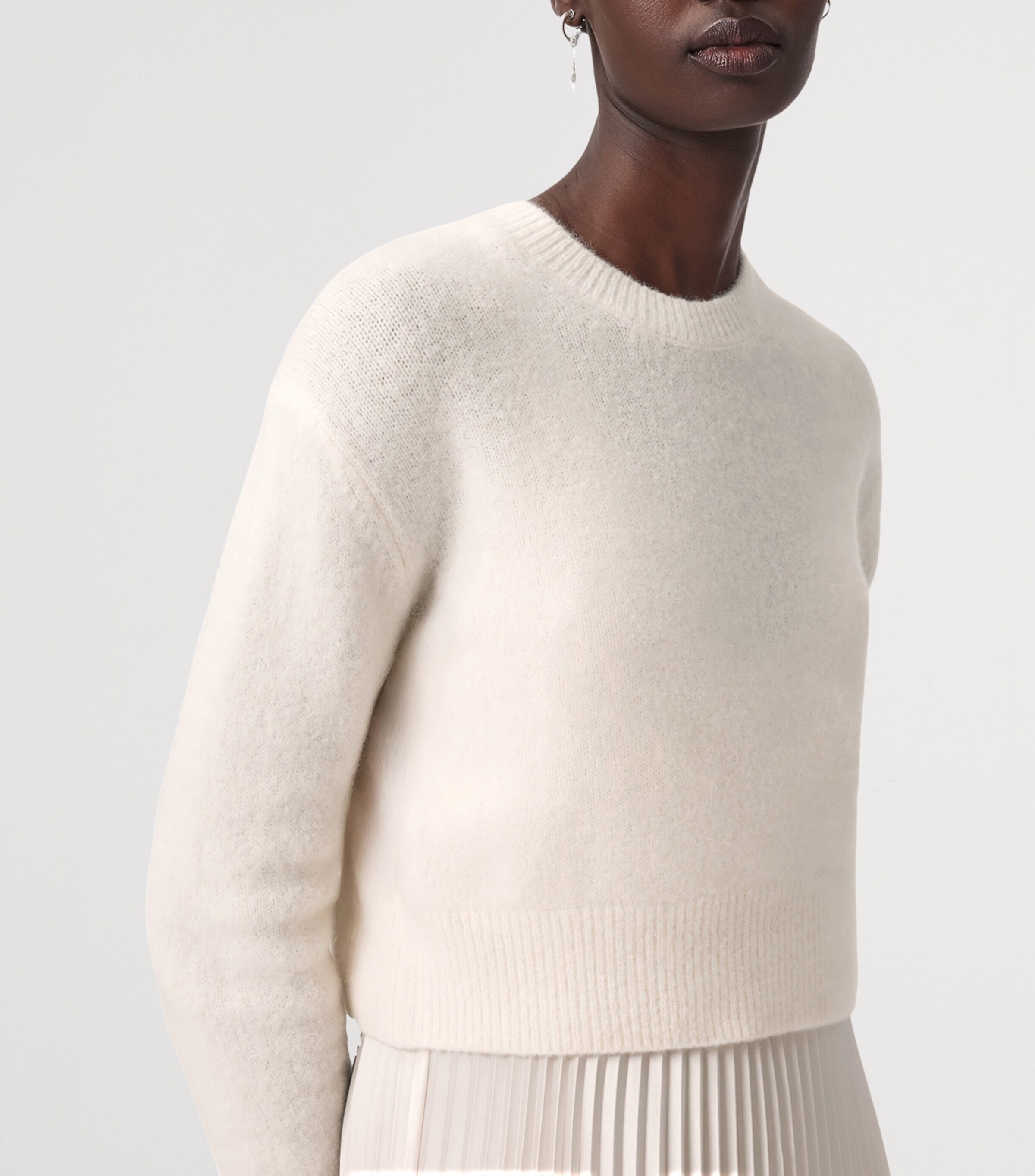 2-In-1 Curtis Midi Dress CHALK WHITE Image 8