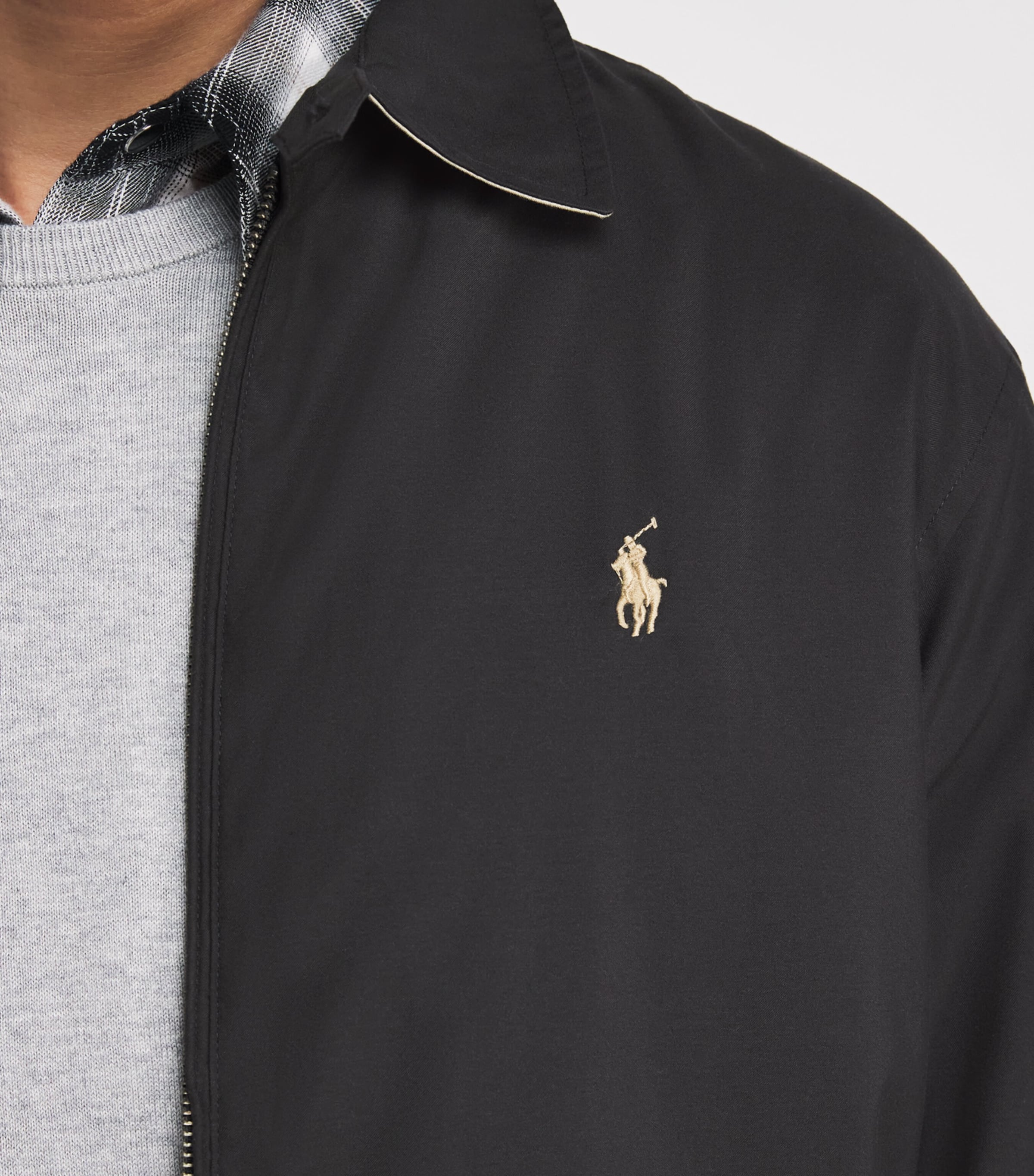 Polo Ralph Lauren Black Polo Pony Harrington Jacket | Harrods US