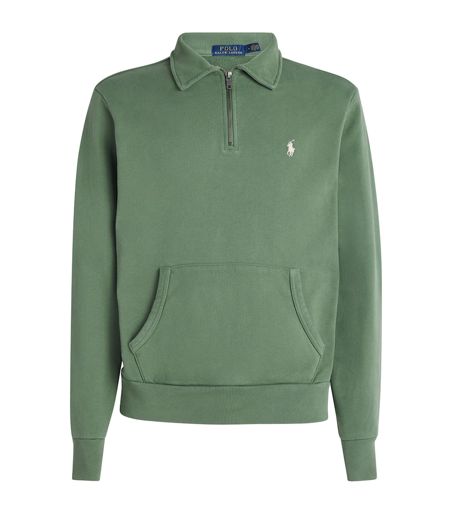 Cotton Polo Pony Sweater FATIGUE Image 1