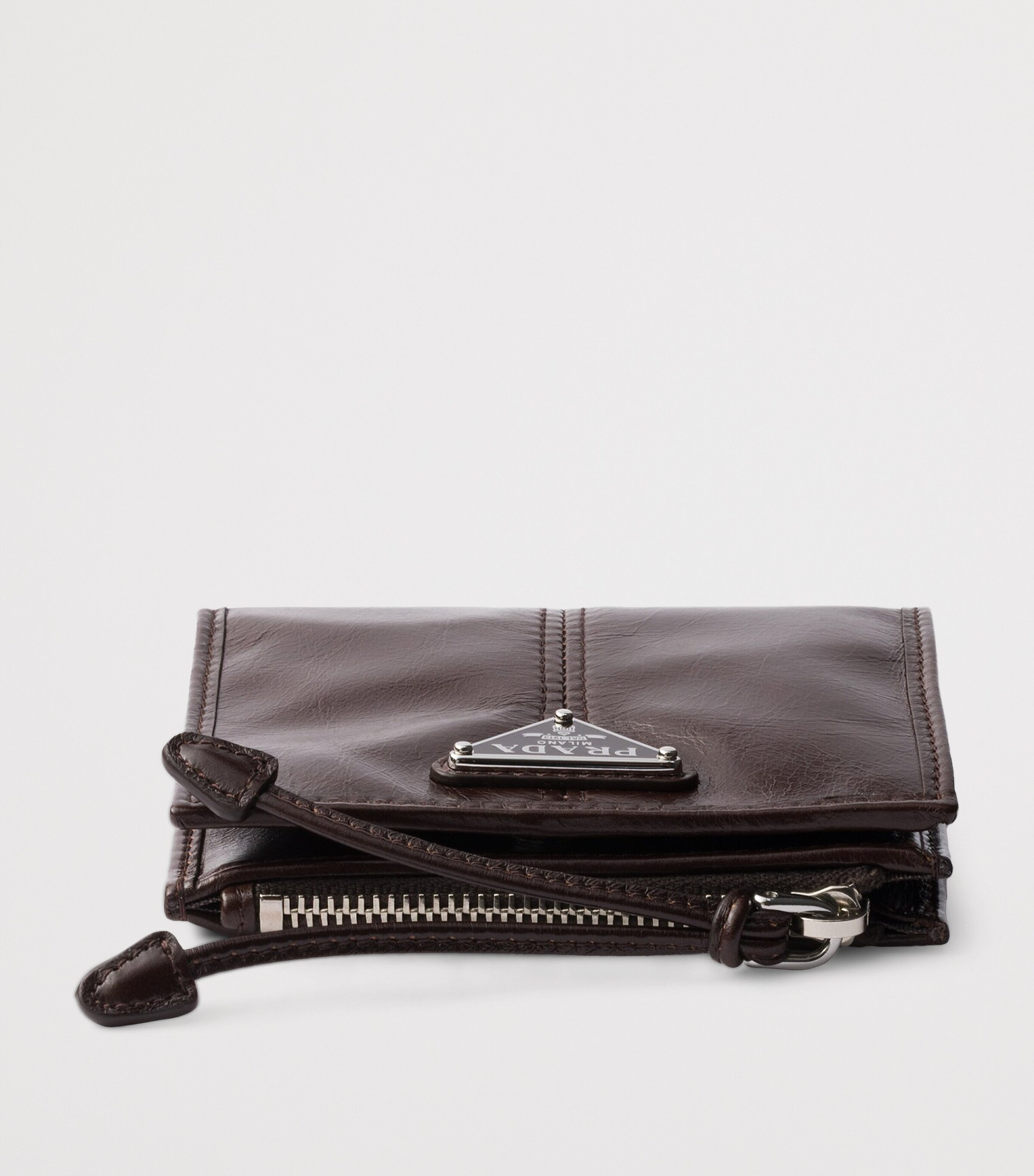 Small Leather Zipped Wallet F0003 Image 4