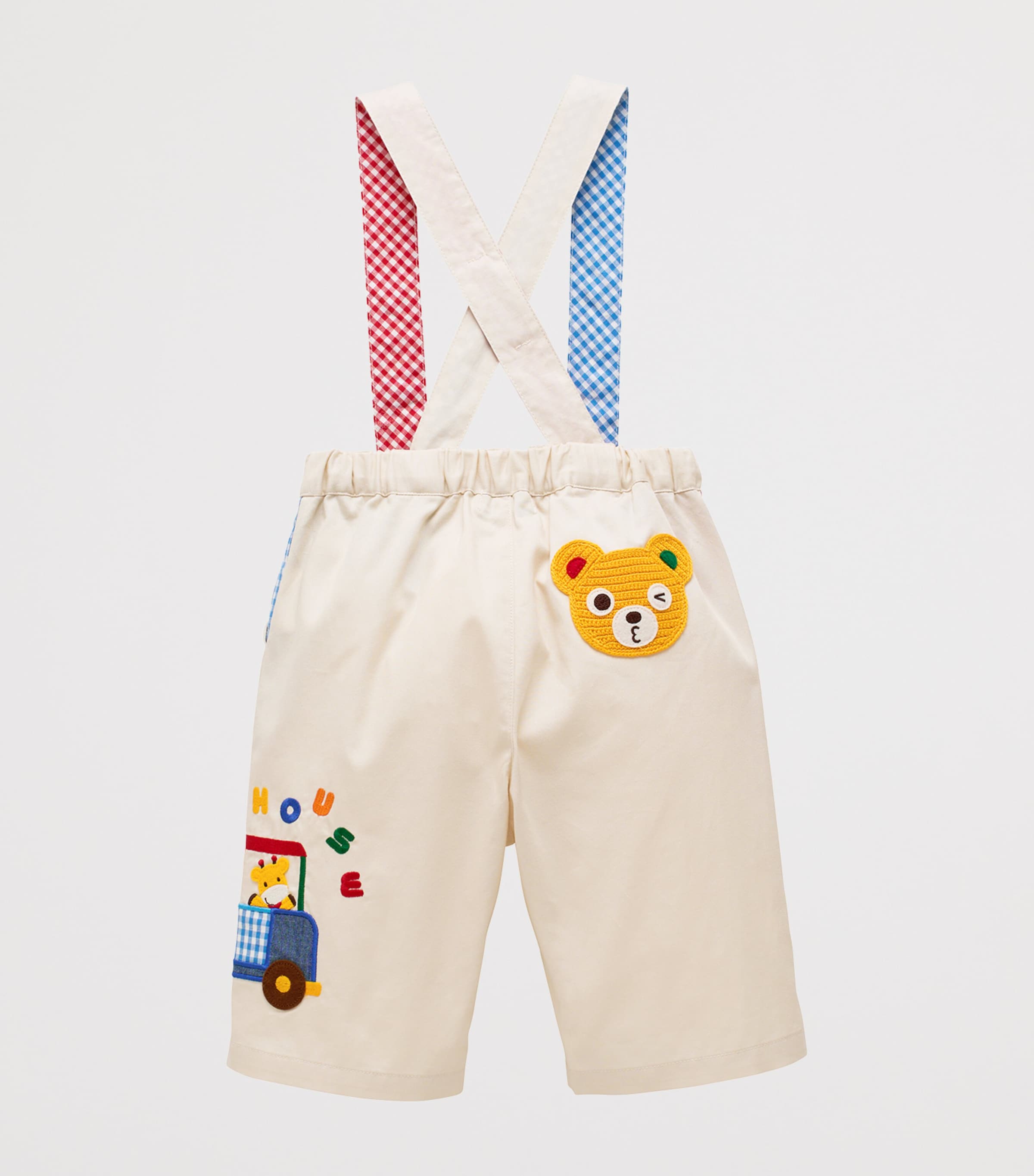 Miki House Cotton Pucchi Suspender Shorts (2-4 Years) Image 2