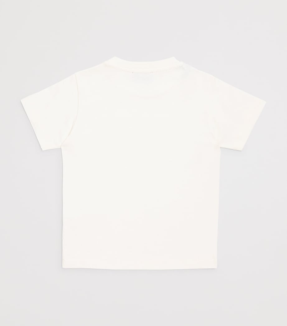 Missoni Kids Cotton Logo T-Shirt (4-14 Years) Ivory Image 2
