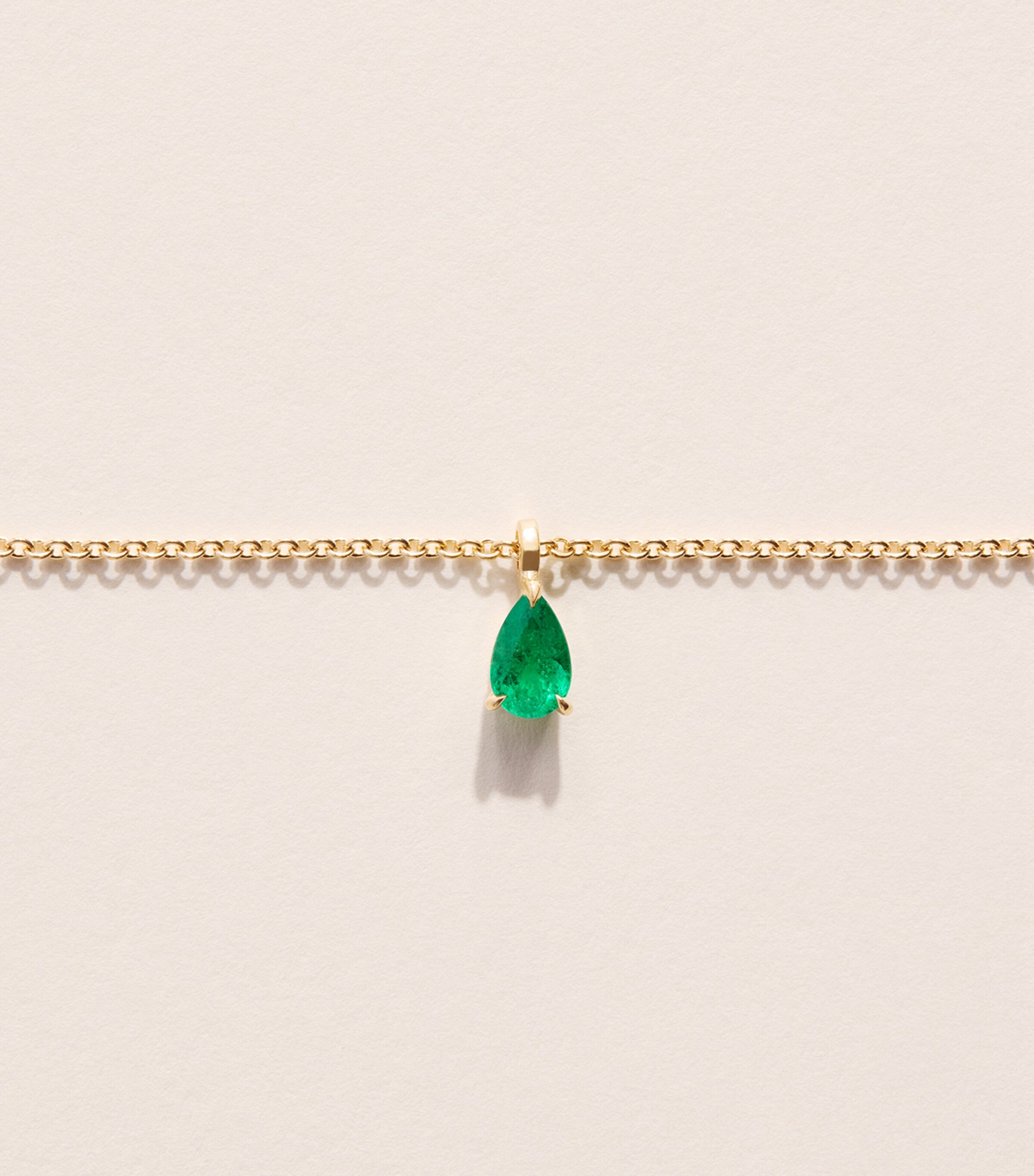 Anita Ko Yellow Gold and Emerald Pendant Necklace Yellow Gold Image 5