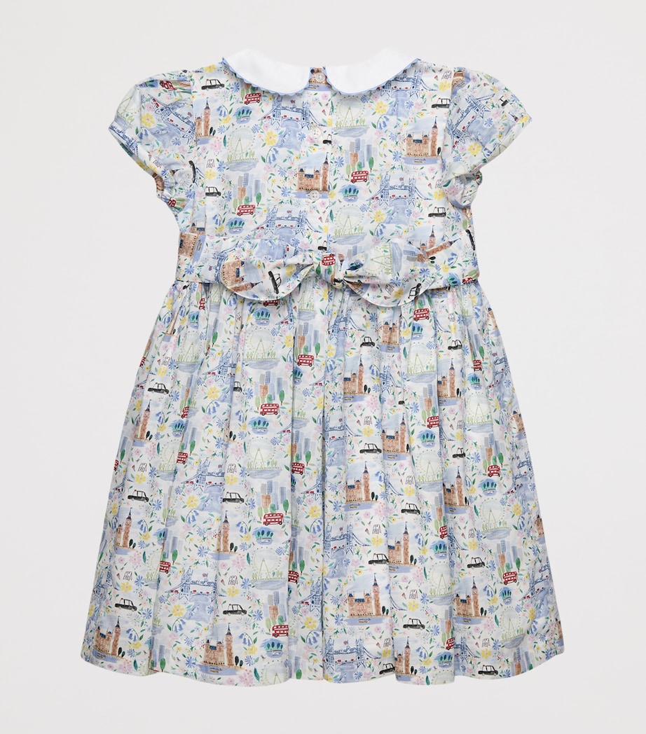 Trotters Cotton London Scenes Dress (2-5 Years) Multi London Scenes Image 2