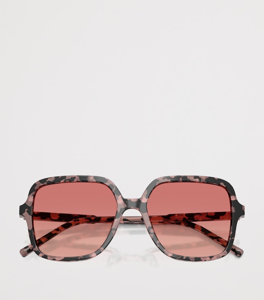 Dolce&Gabbana Camouflage Print Square Sunglasses Brown Image 5