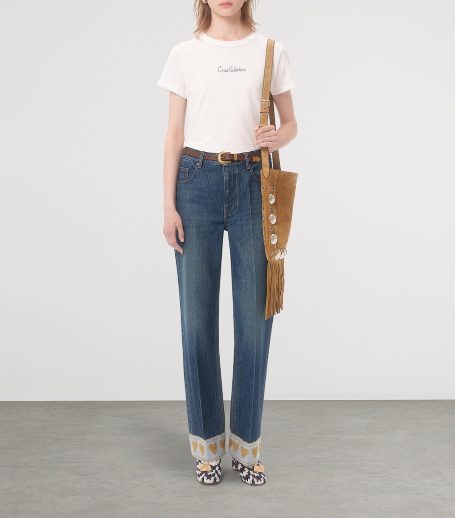 Cotton Chez Valentino T-Shirt A03 Image 5