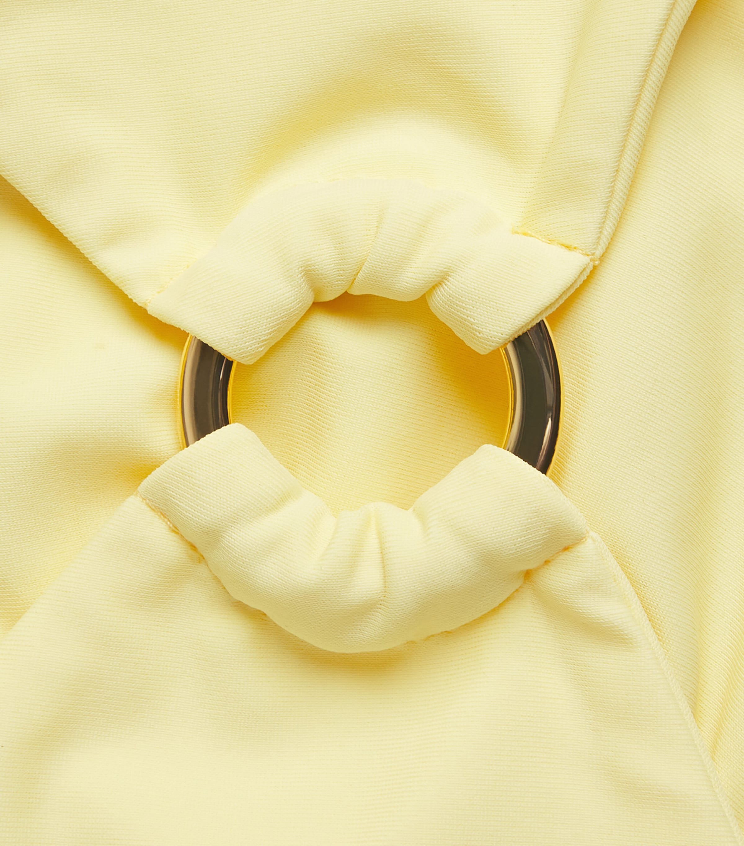 AWAY THAT DAY Womens Sorrento Bikini Top Buttercup Yellow Image 4