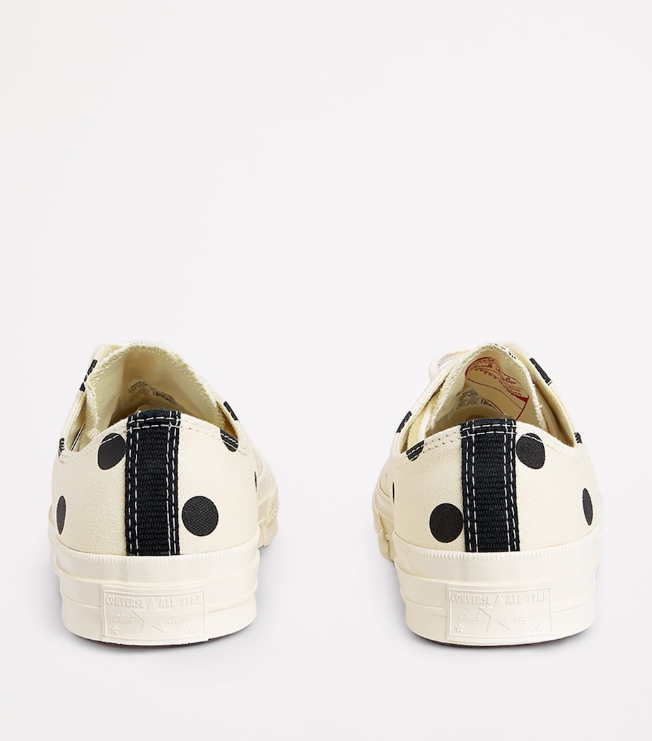 x Converse Polka Dot Heart Chuck Taylor All Star '70 Low-Top Sneakers OFF WHITE Image 4