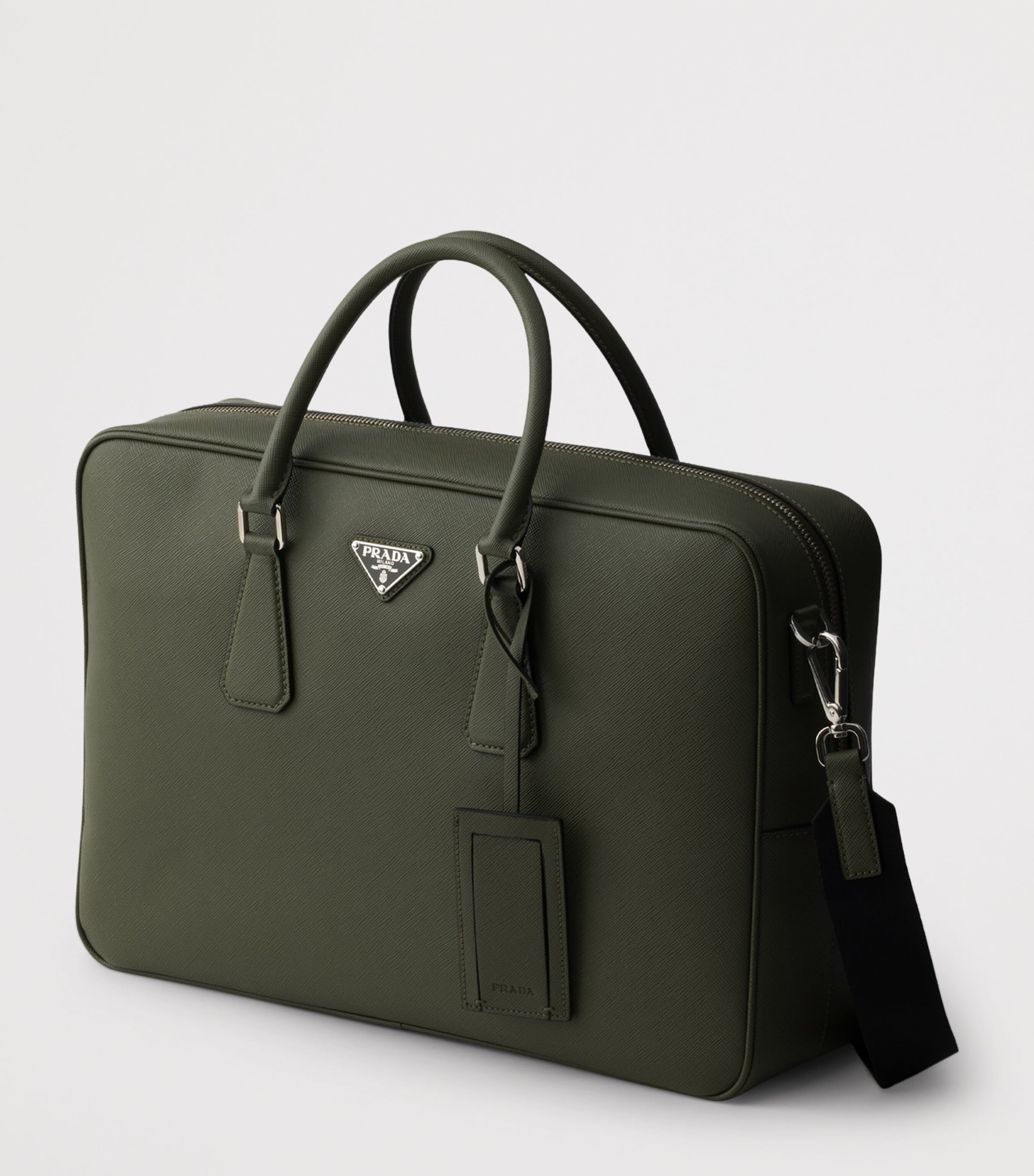 Prada Saffiano Leather Briefcase Image 2