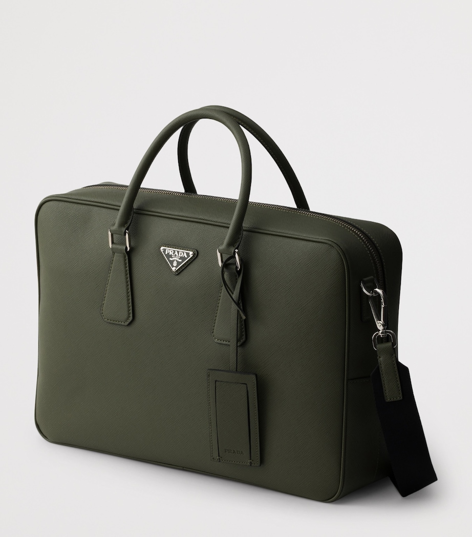 Prada Saffiano Leather Briefcase Image 2