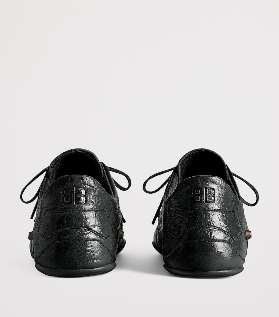 Balenciaga Leather City Sneakers Image 6