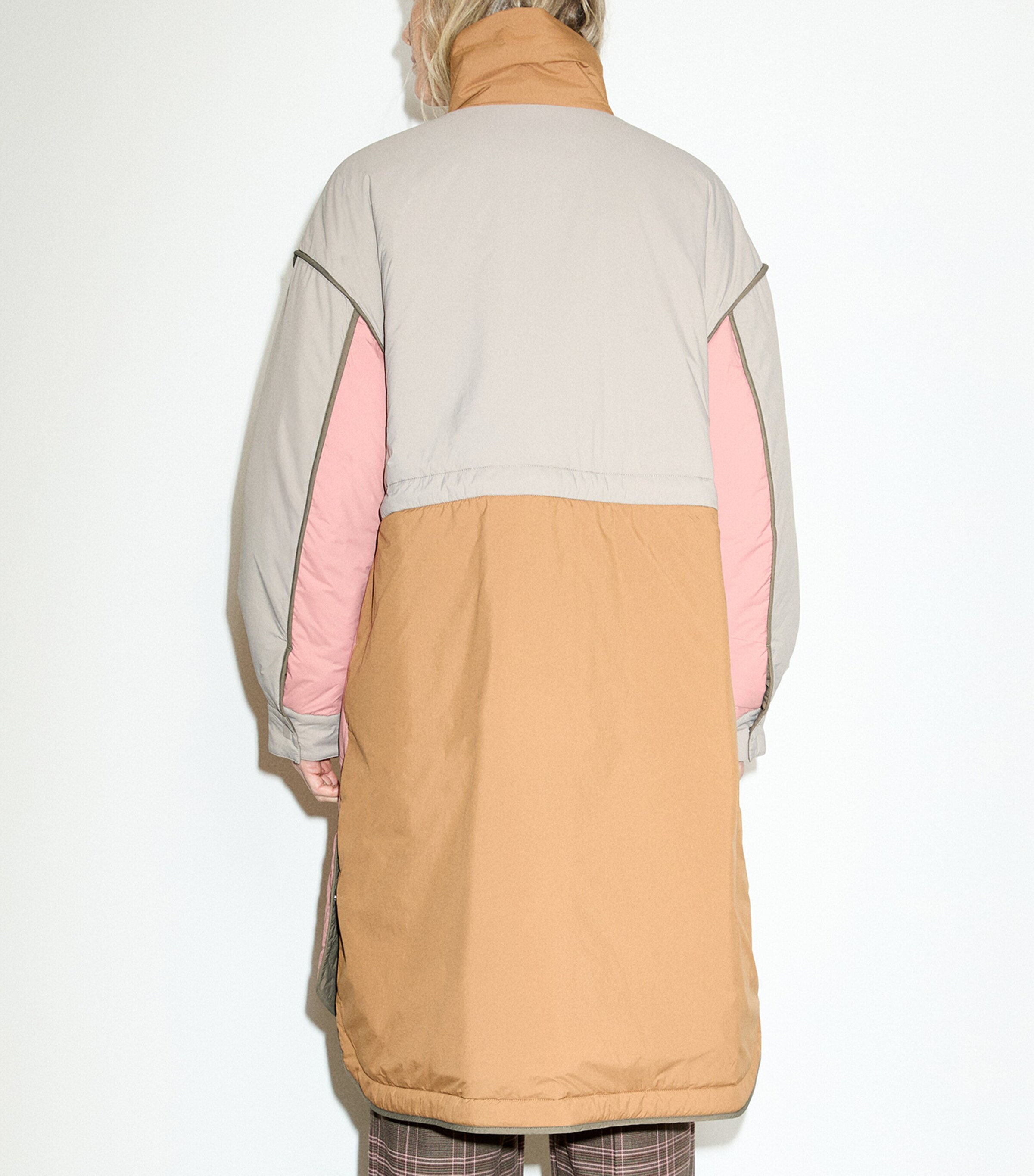 MAX&Co. Womens Reversible Coat Turtledove Image 3