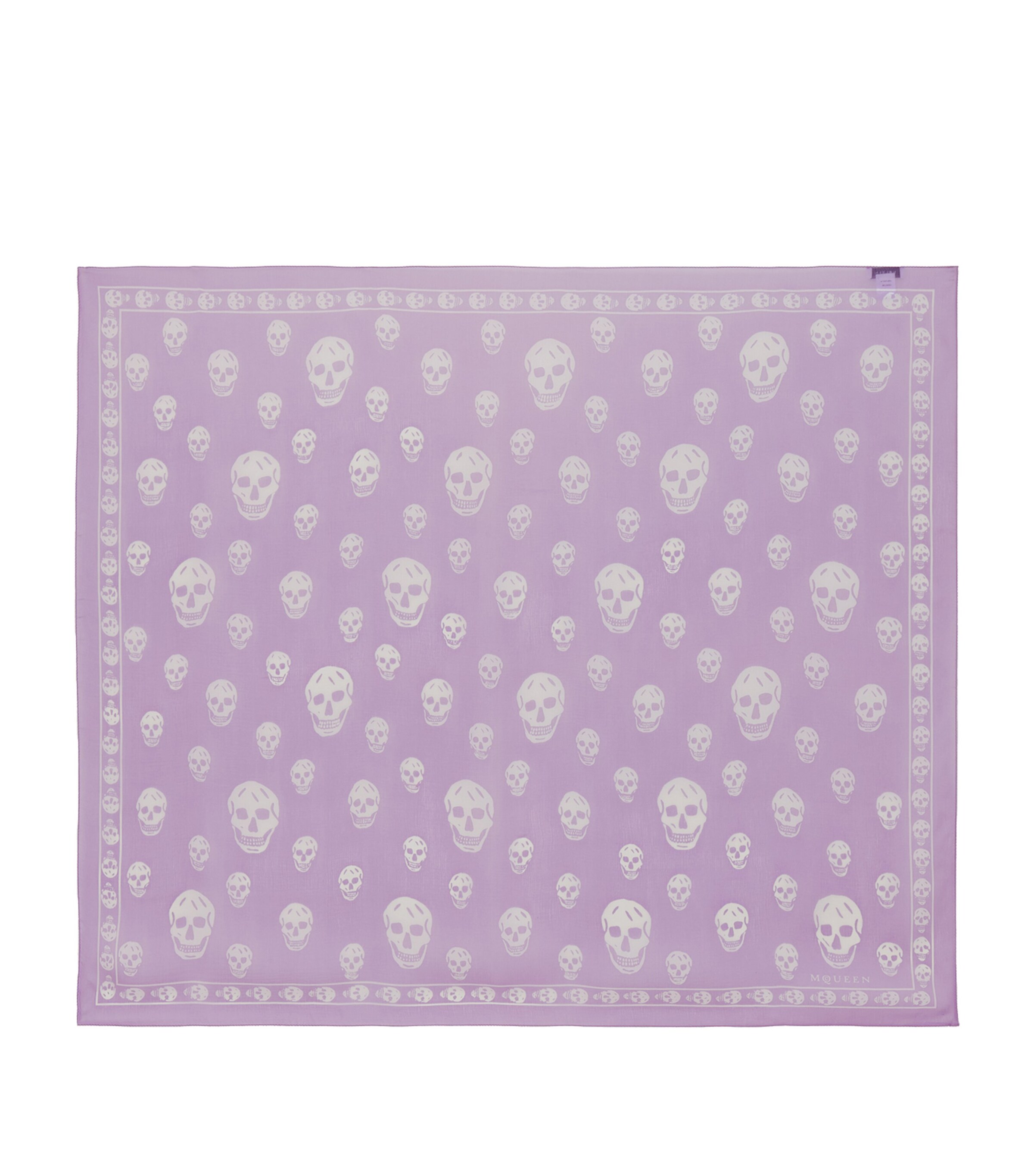 McQueen Silk Skull Scarf Image 1