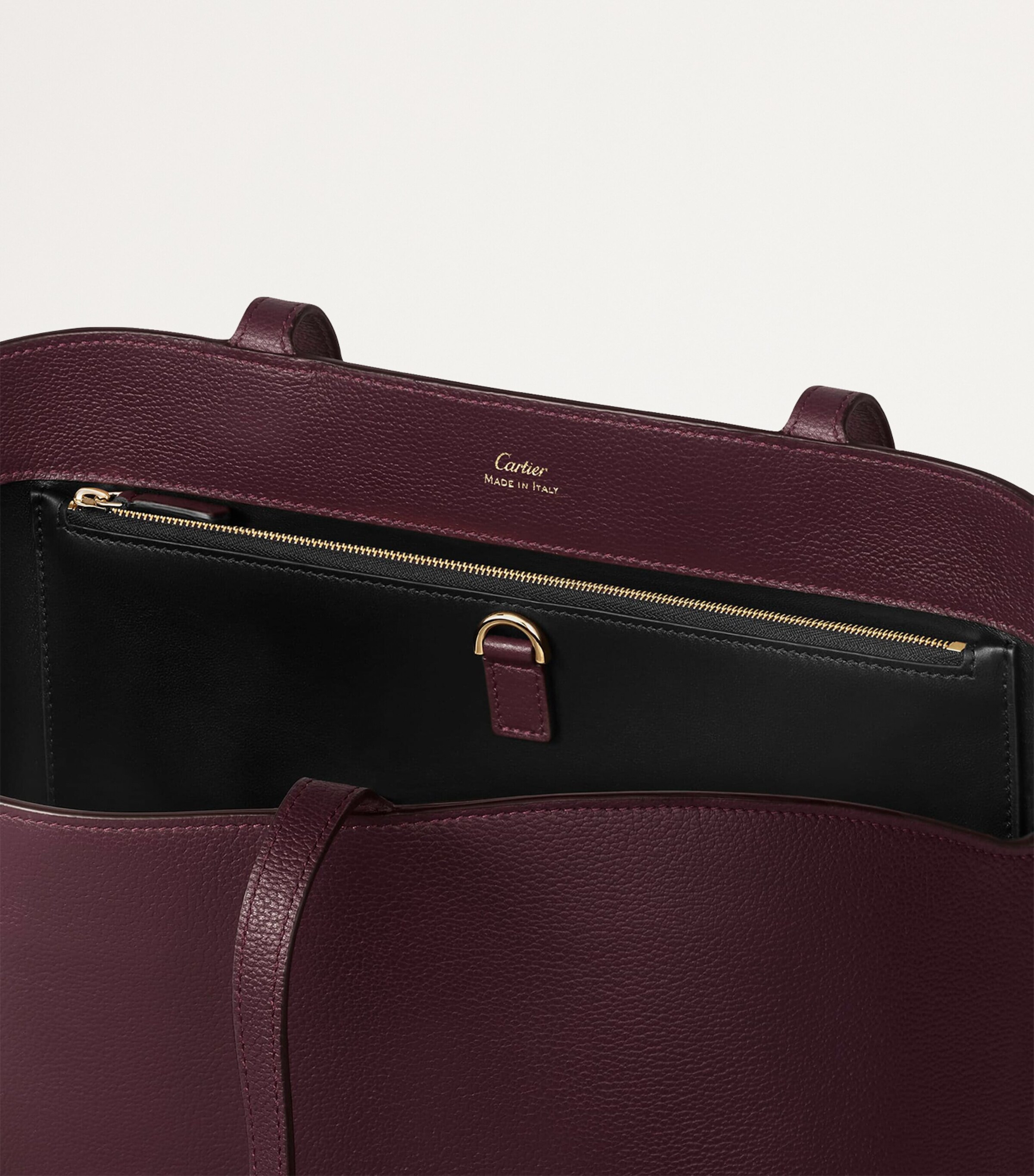 Calfskin C de Cartier Tote Bag PLUM Image 6