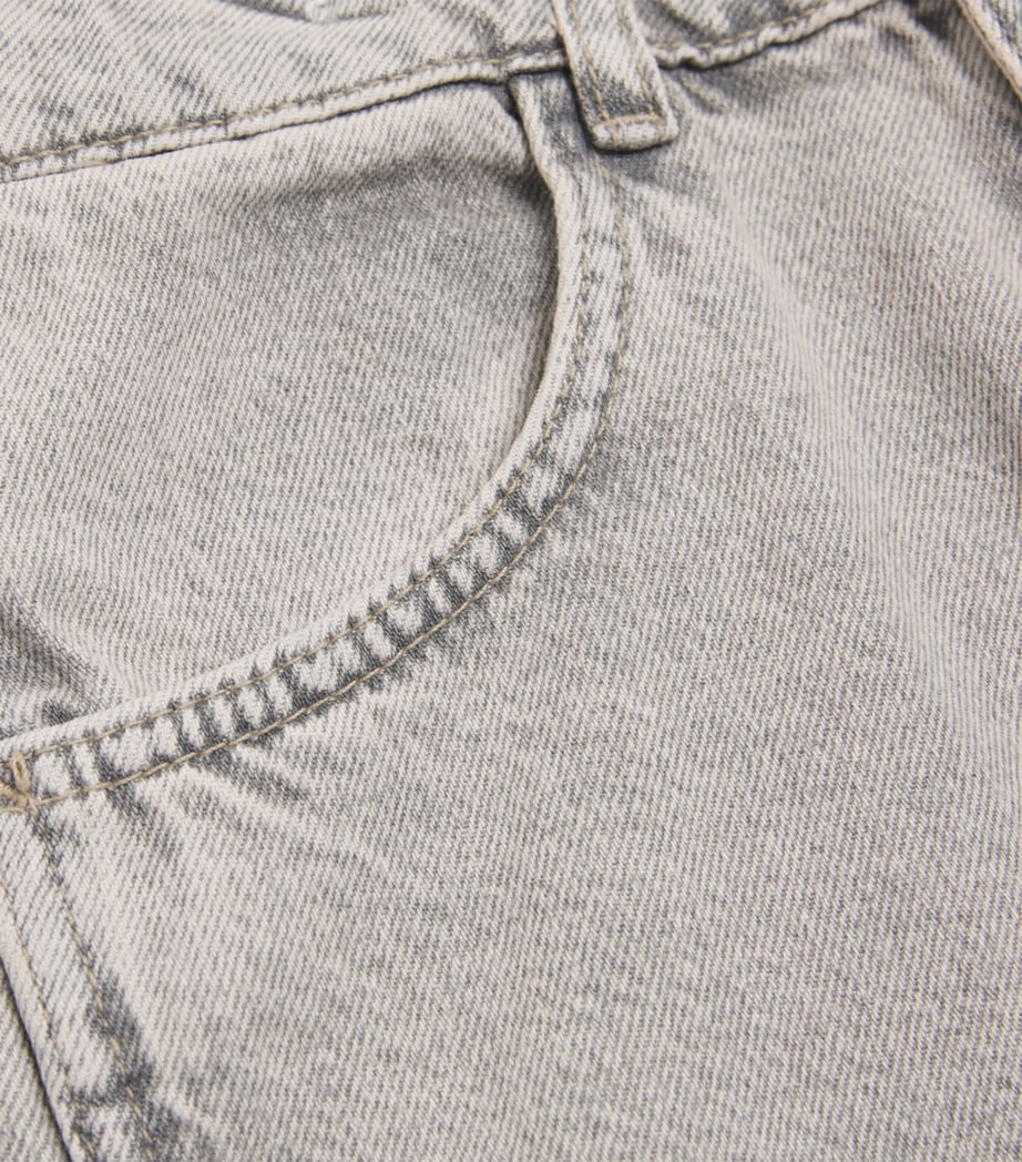 Straight Jeans (4-16 Years) M8001 MED GREY DENIM Image 3