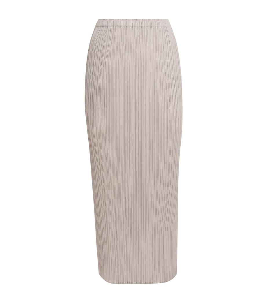Pleats Please Issey Miyake Womens New Colorful Basics 4 Midi Skirt Image 1