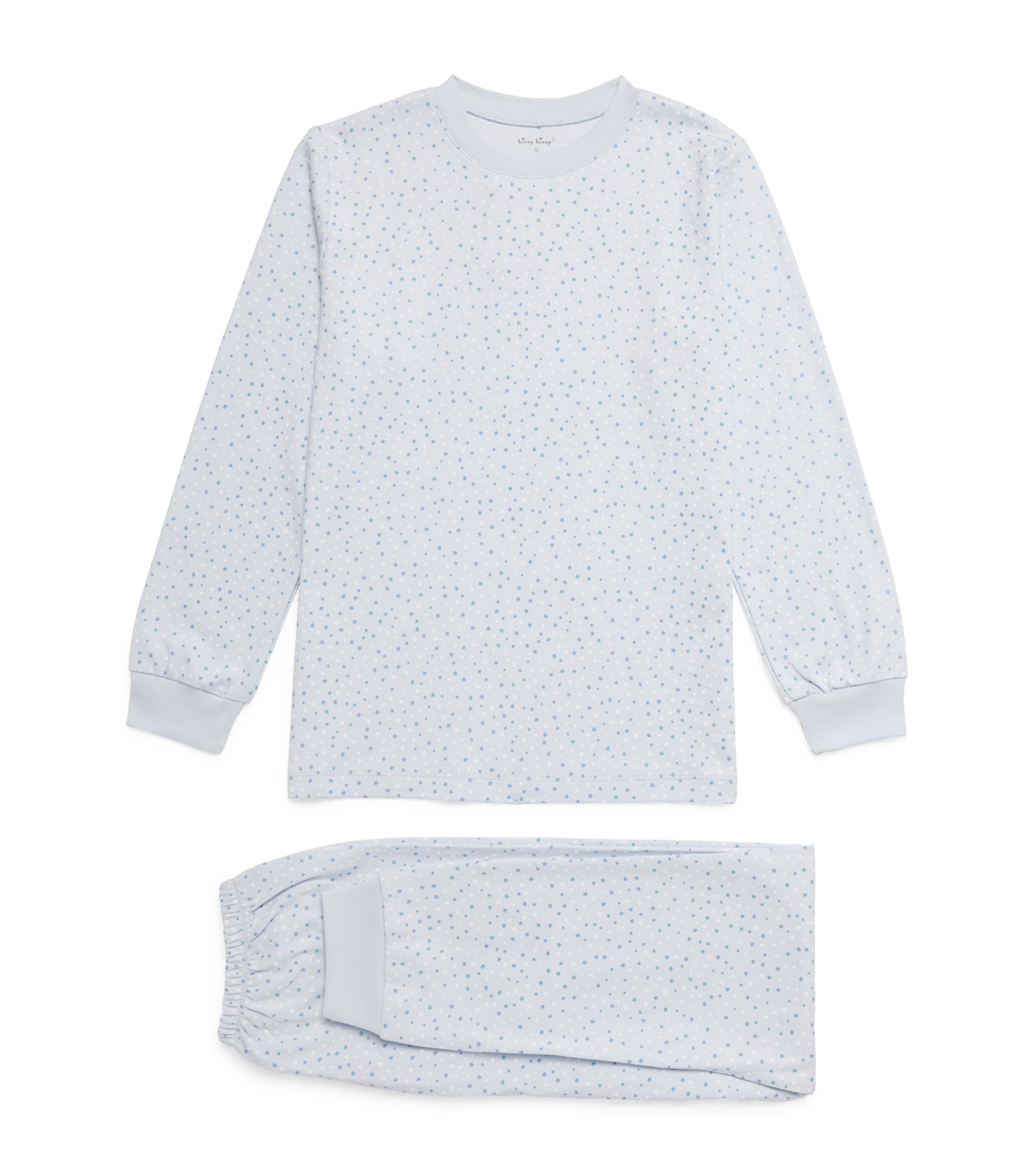 Kissy Kissy Pima Cotton Superstars Pyjama Set (2-6 years) Blue Image 1
