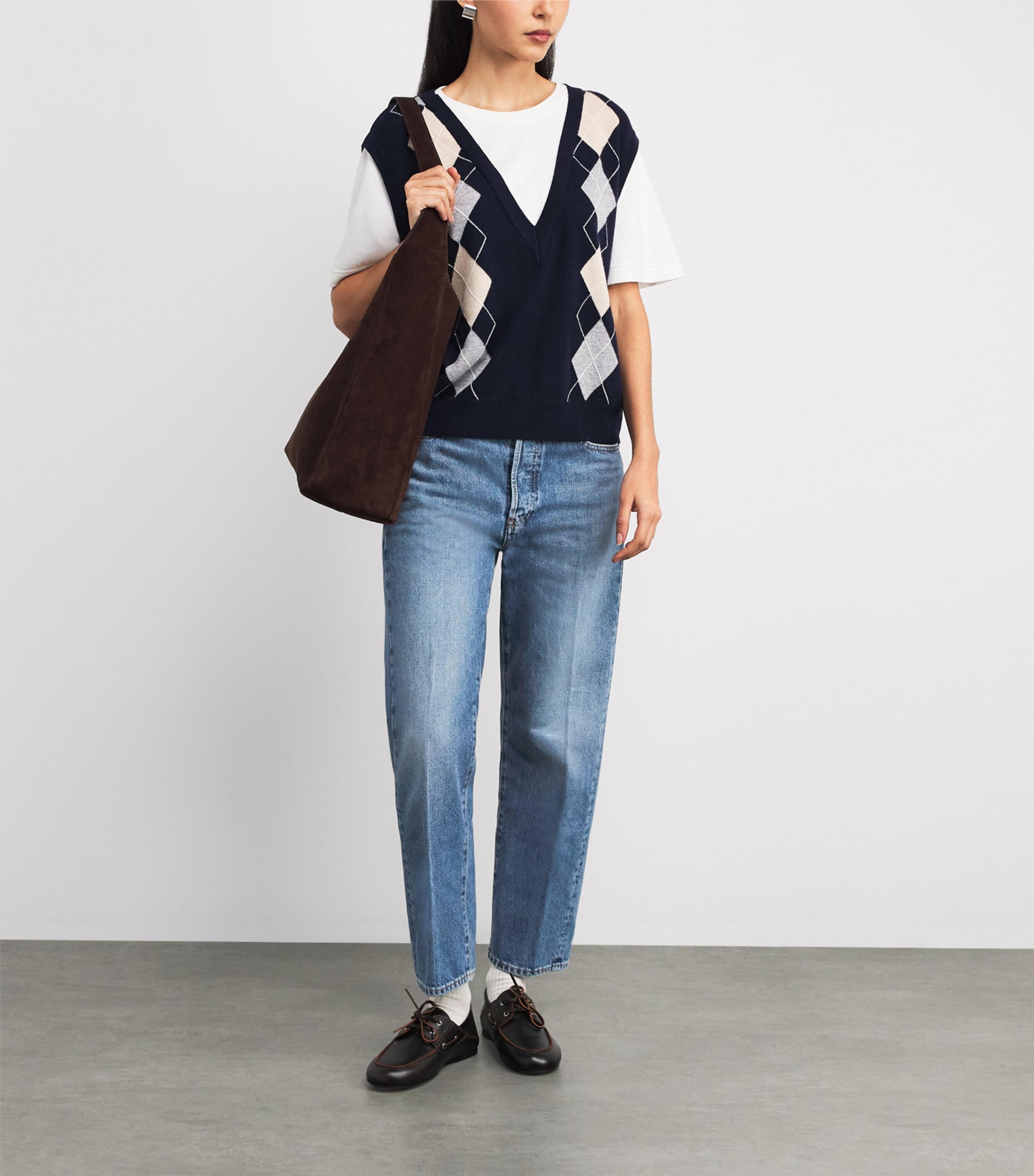 Vertical Crop Straight Jeans DRIFT Image 2