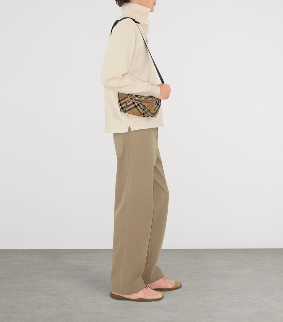 Small Check Belt Bag SAND Image 2