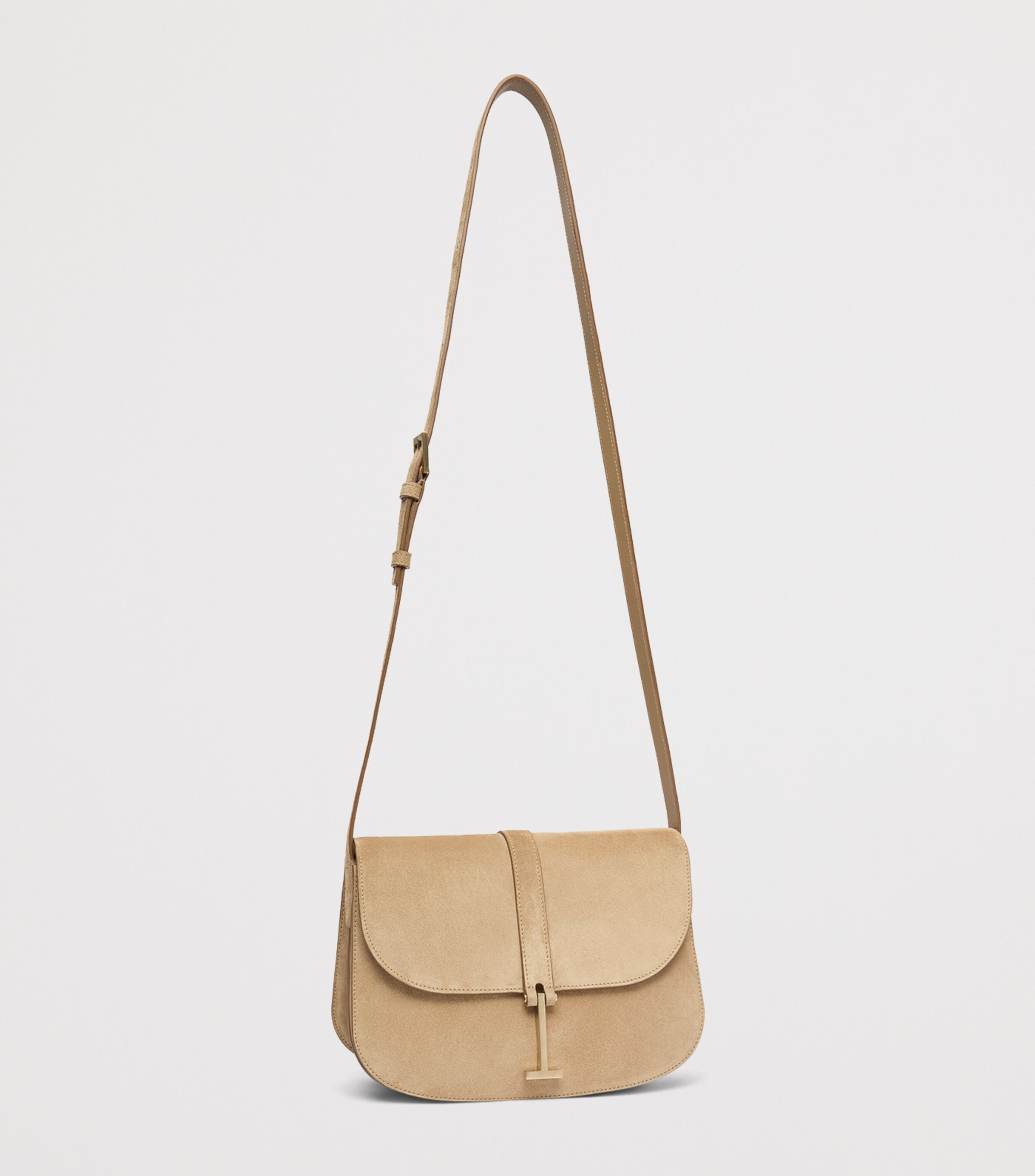 TOM FORD Large Suede Cross-Body Bag Jcl Image 3