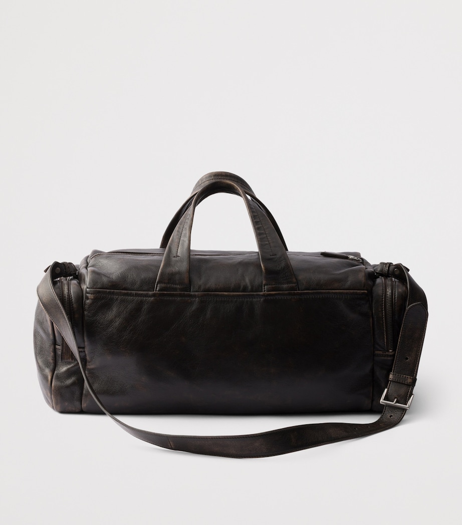 Prada Nappa Lambskin Duffle Bag Brown Image 3