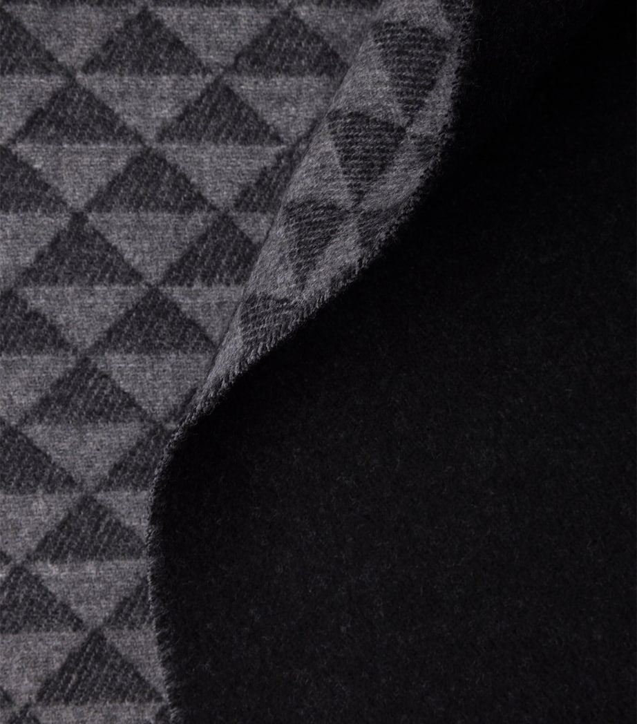 Double Wool-Cashmere Symbole Throw F0N11 Image 2