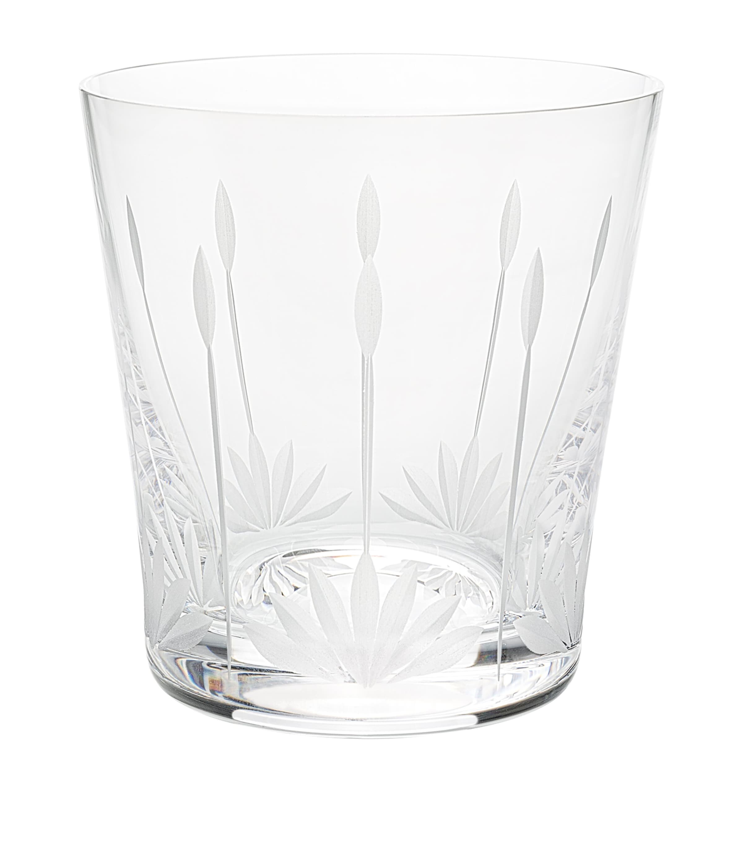 Shop Lalique Set Of 2 Lotus Tumblers In Clear