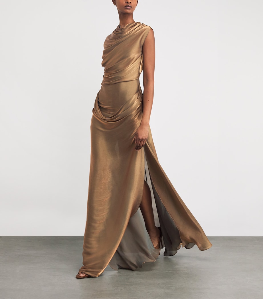 Charmeuse Tension Douce Gown BRONZE Image 2