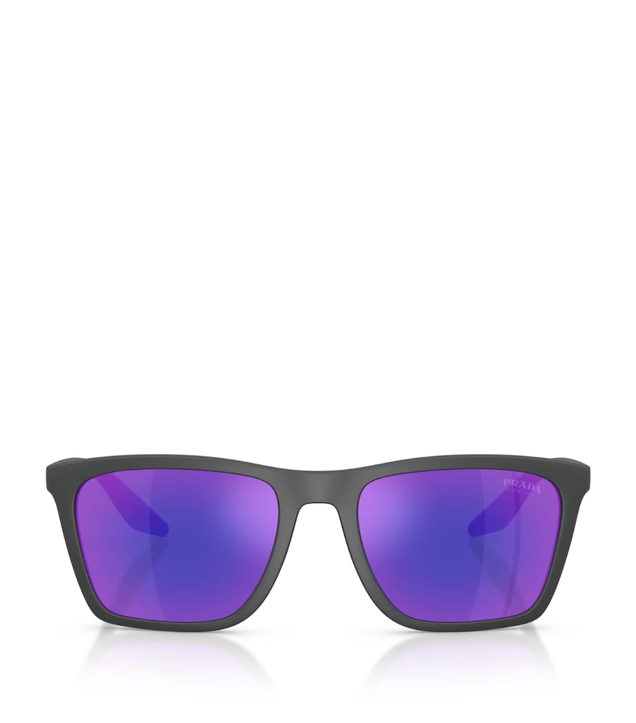 Prada Linea Rossa Pillow Sunglasses Grey Image 1