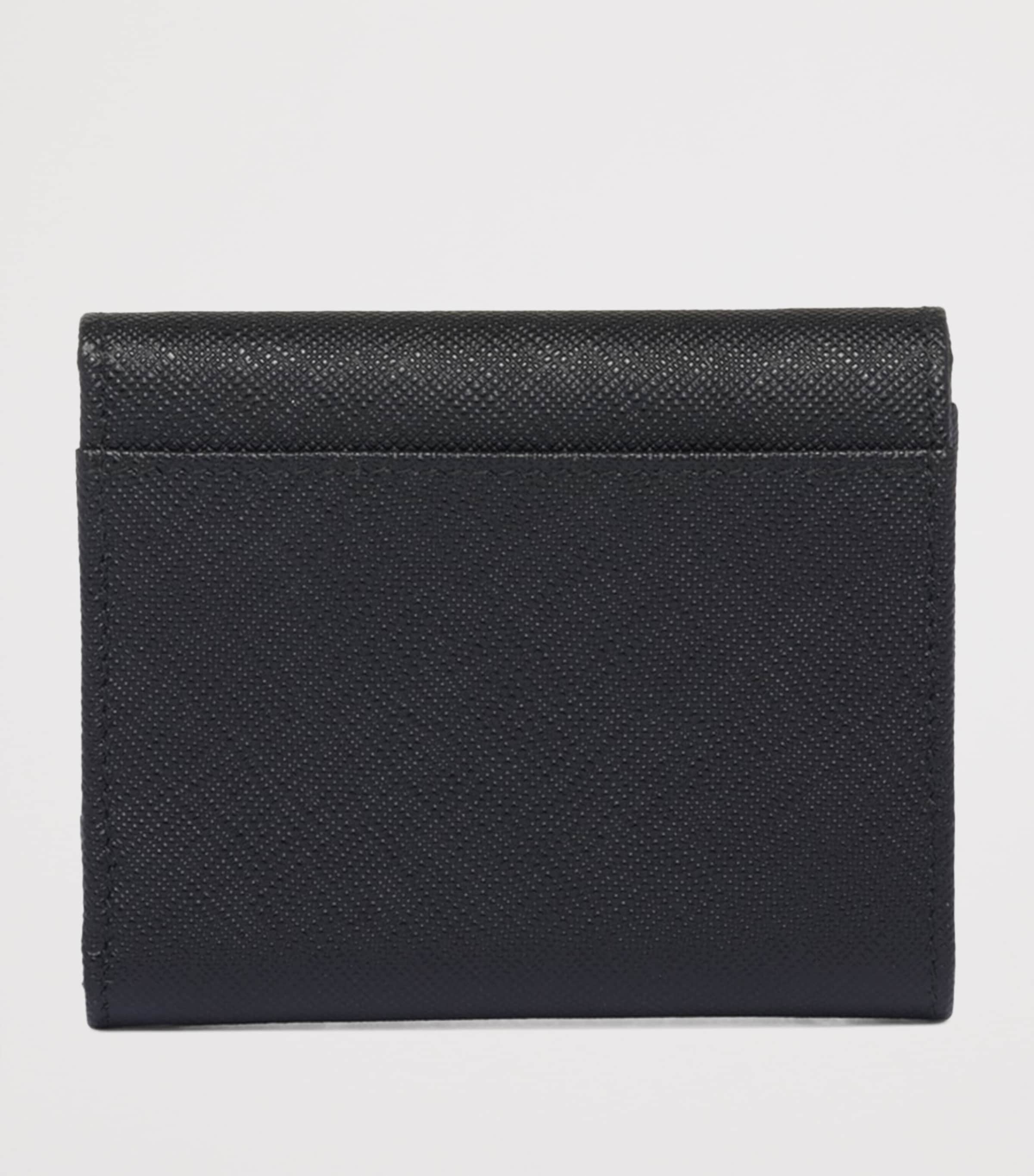 Small Saffiano Leather Bifold Wallet F0002 Image 3