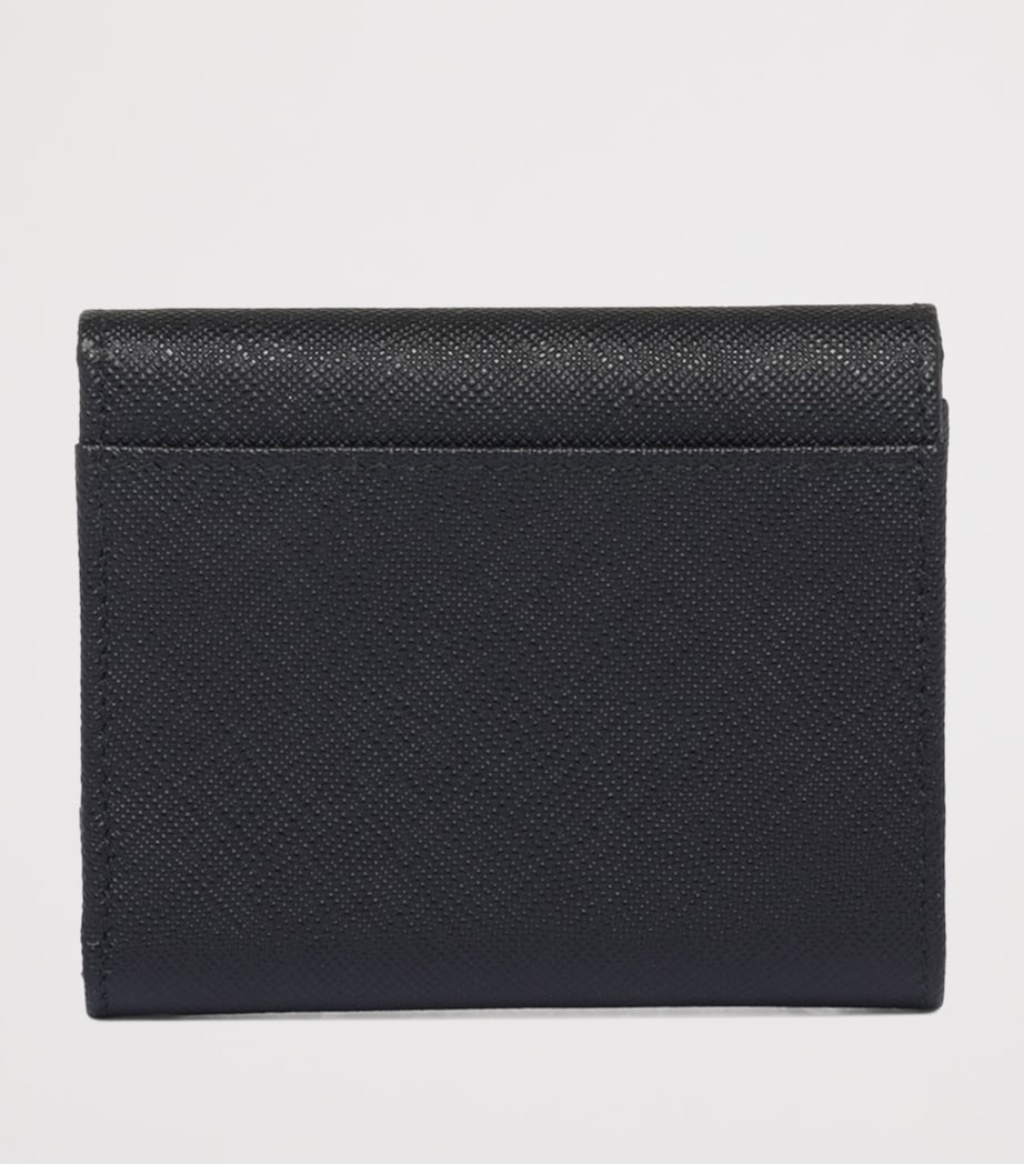 Small Saffiano Leather Bifold Wallet F0002 Image 3