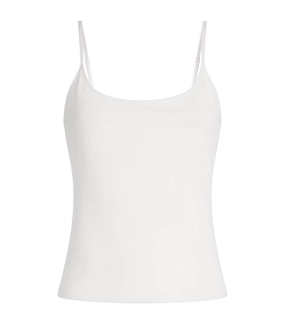 Skims Womens Stretch Cotton Cami Top Marble Image 1